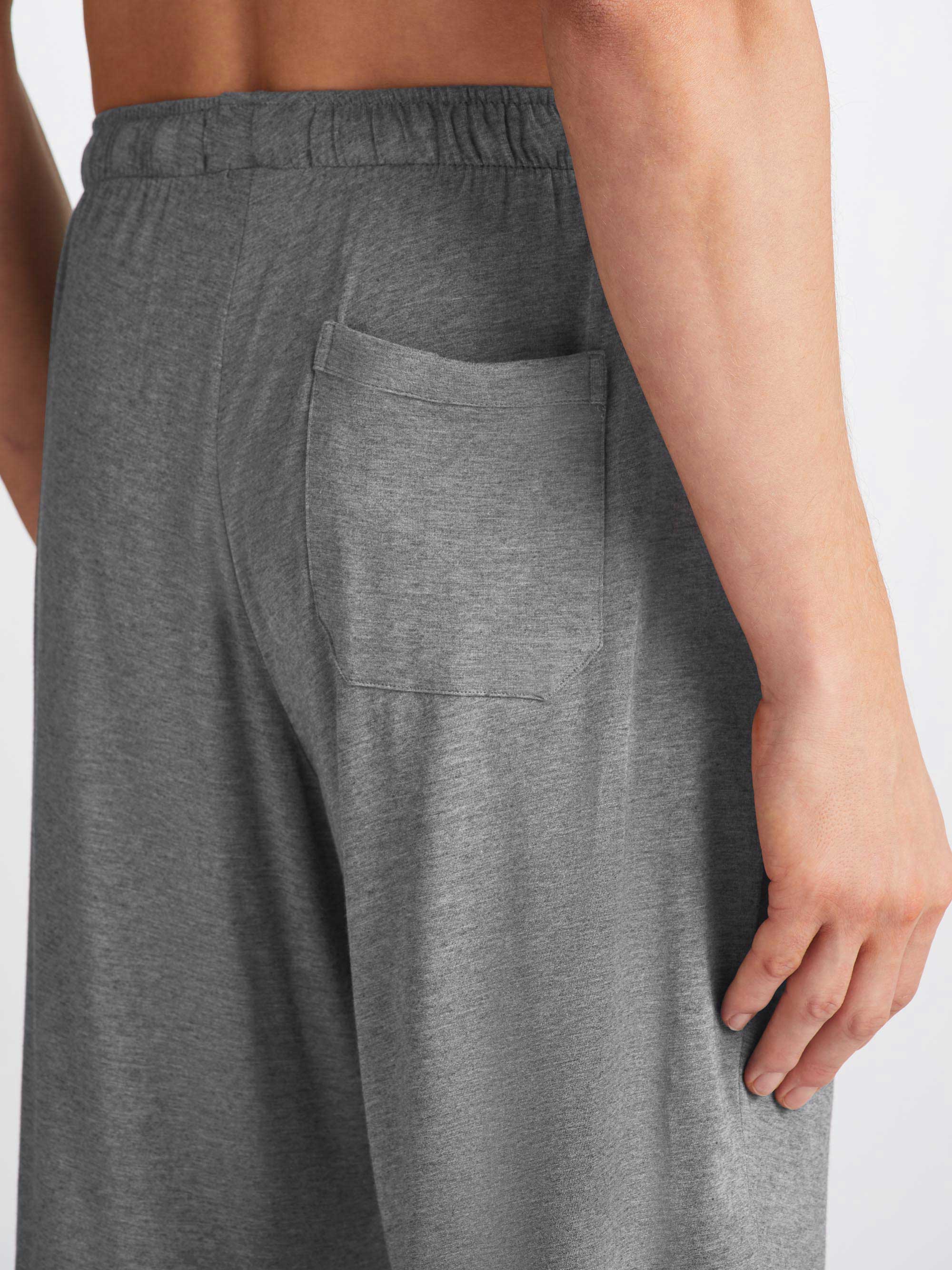 Men's Lounge Shorts Marlowe Micro Modal Stretch Charcoal