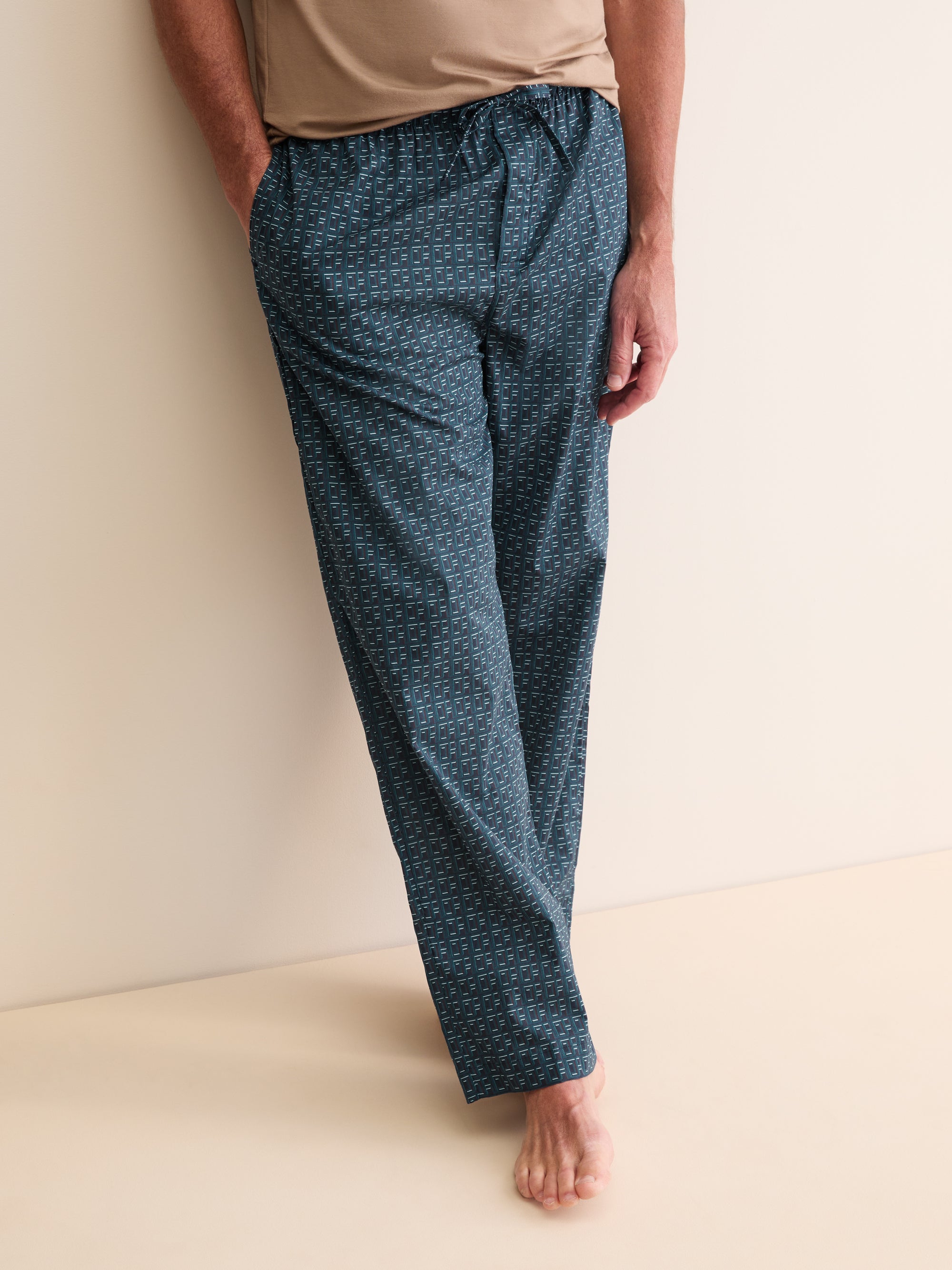 Men's Lounge Trousers DR Monogram Blue