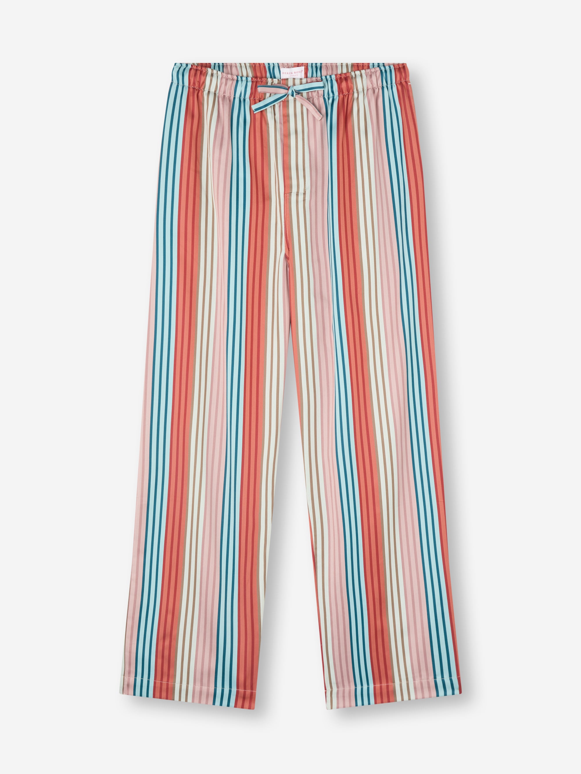 Men's Lounge Trousers Wellington Cotton Satin Multi Stripe