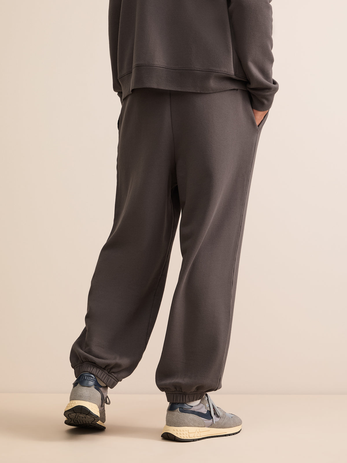 Harley Cotton Modal Oversized Sweatpants Espresso Brown