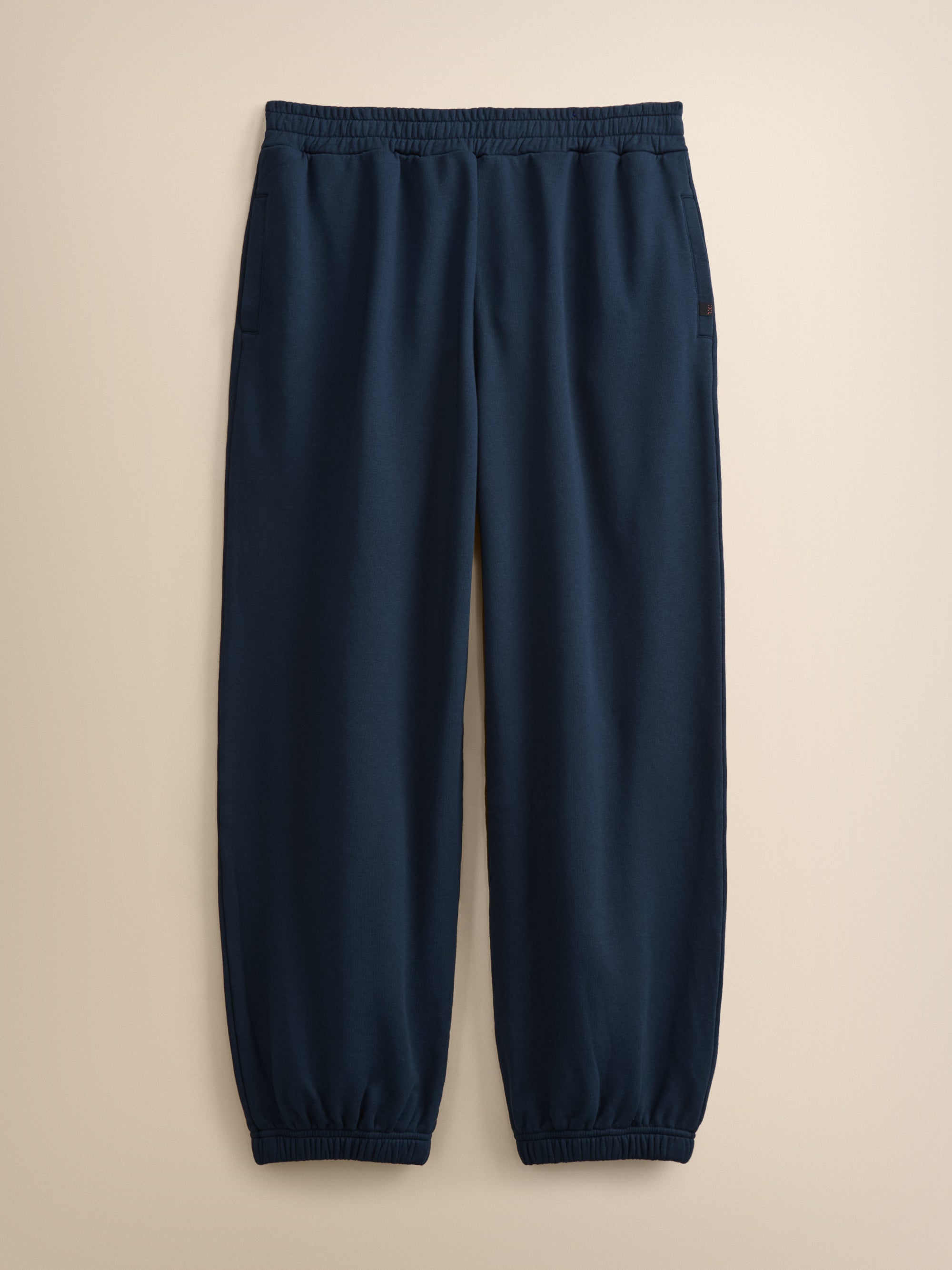 Harley Cotton Modal Wide Leg Sweatpants Navy Blue