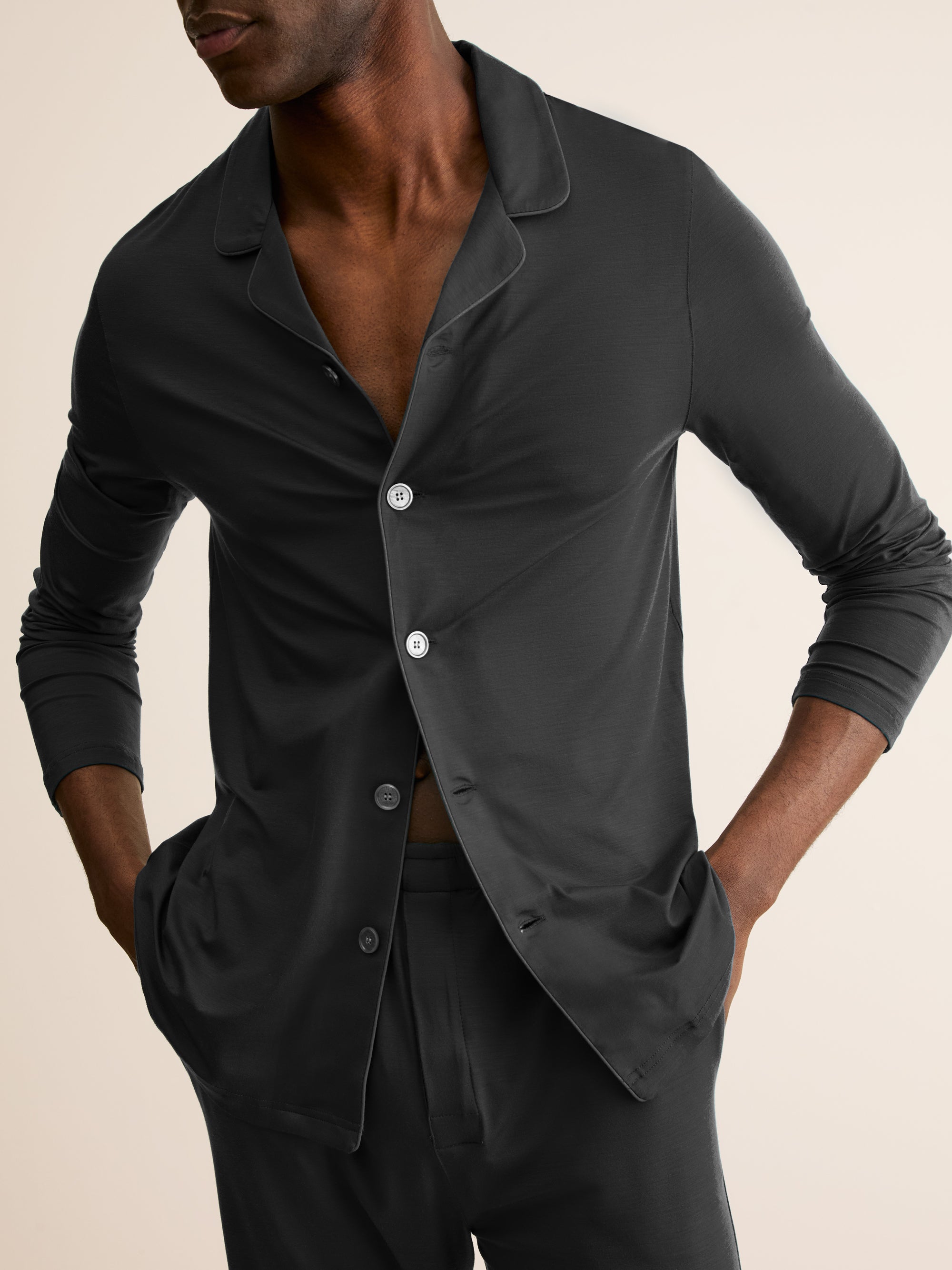 Men's Pyjamas Basel Micro Modal Stretch Black