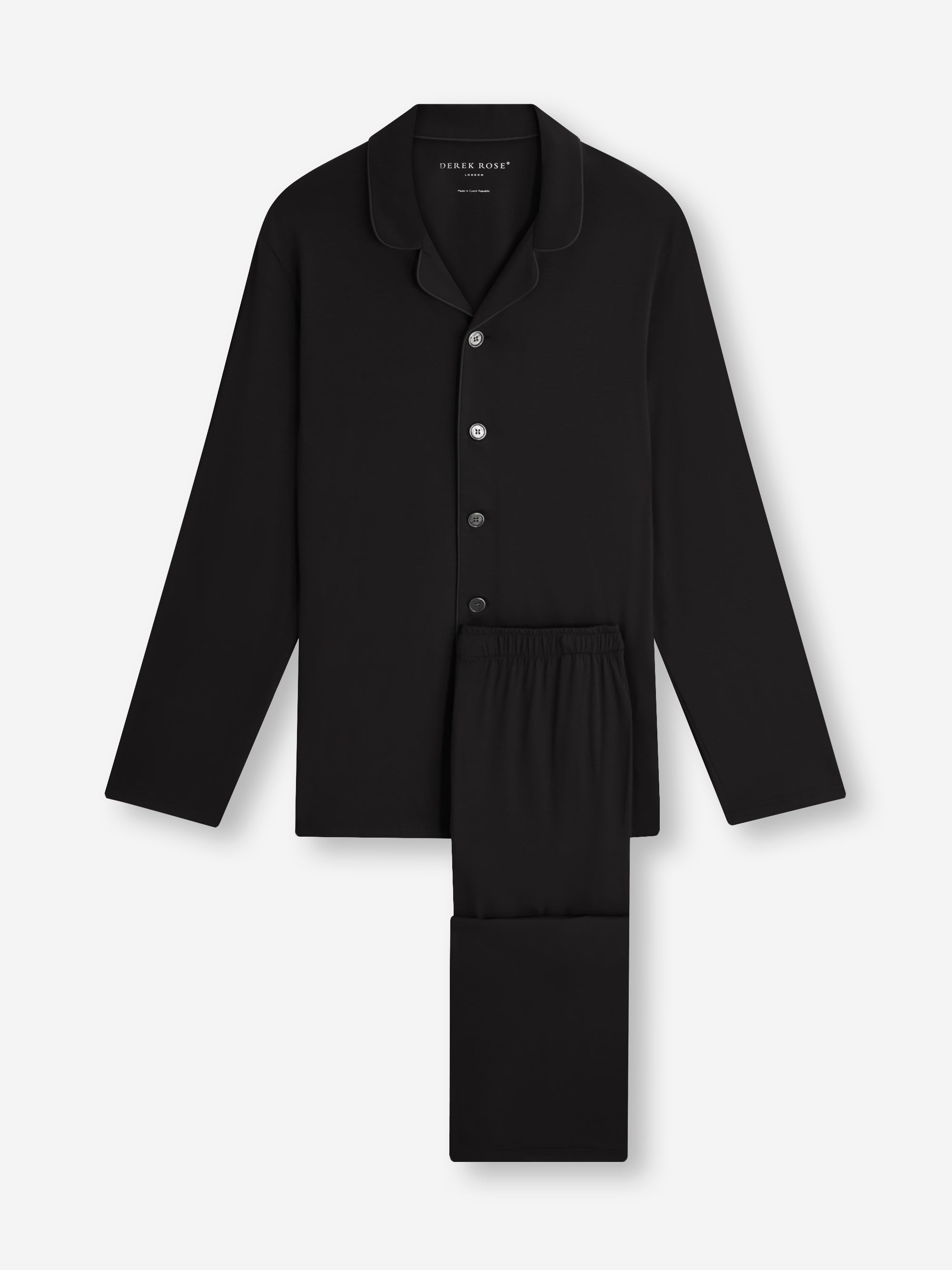 Men's Pyjamas Basel Micro Modal Stretch Black