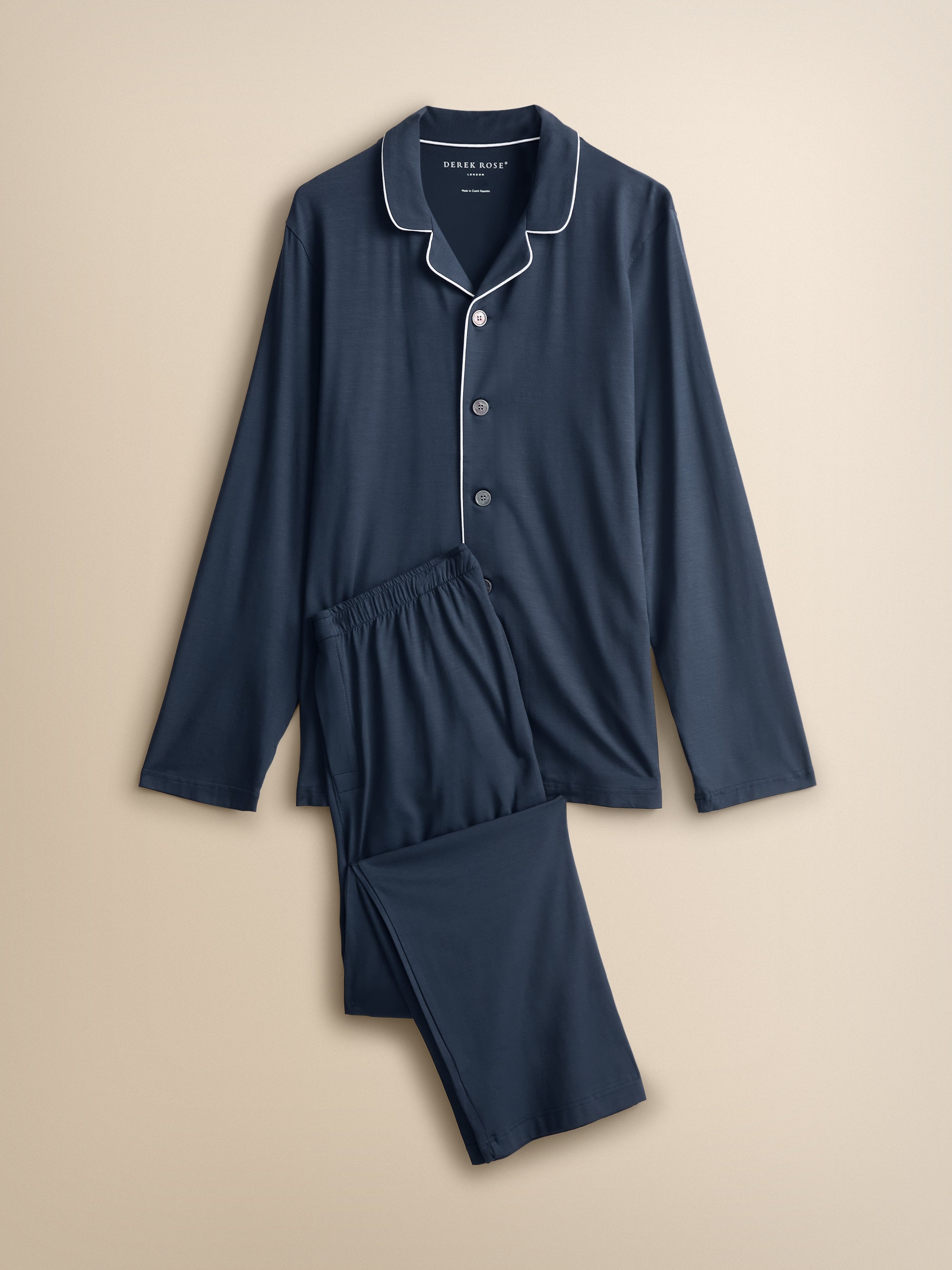 Basel Micro Modal Pyjamas Navy Blue