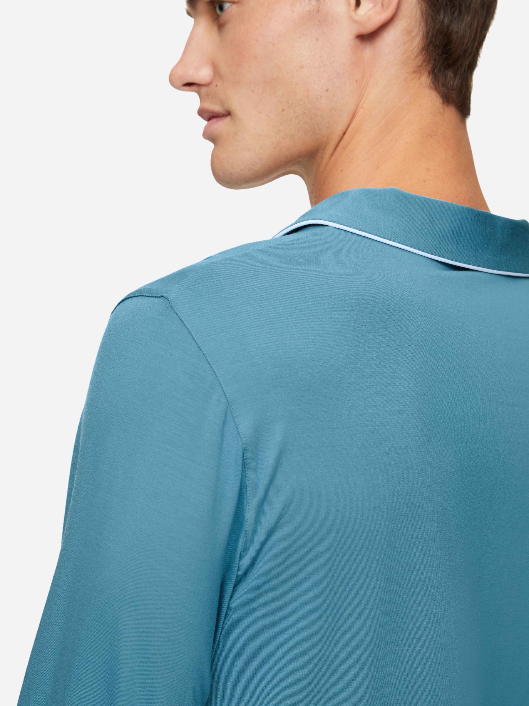 Men's Pyjamas Basel Micro Modal Stretch Harbour Blue