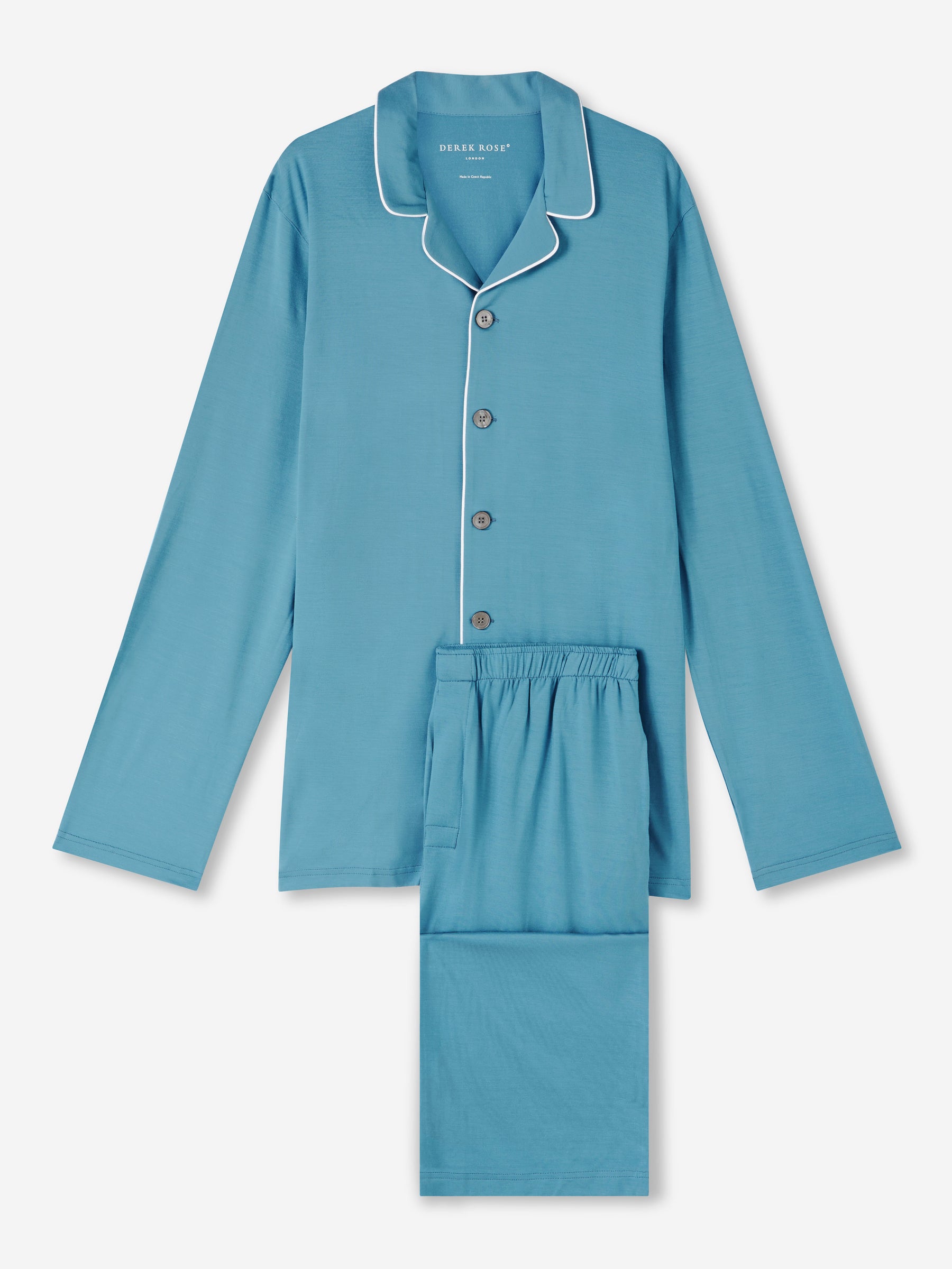 Men's Pyjamas Basel Micro Modal Stretch Harbour Blue