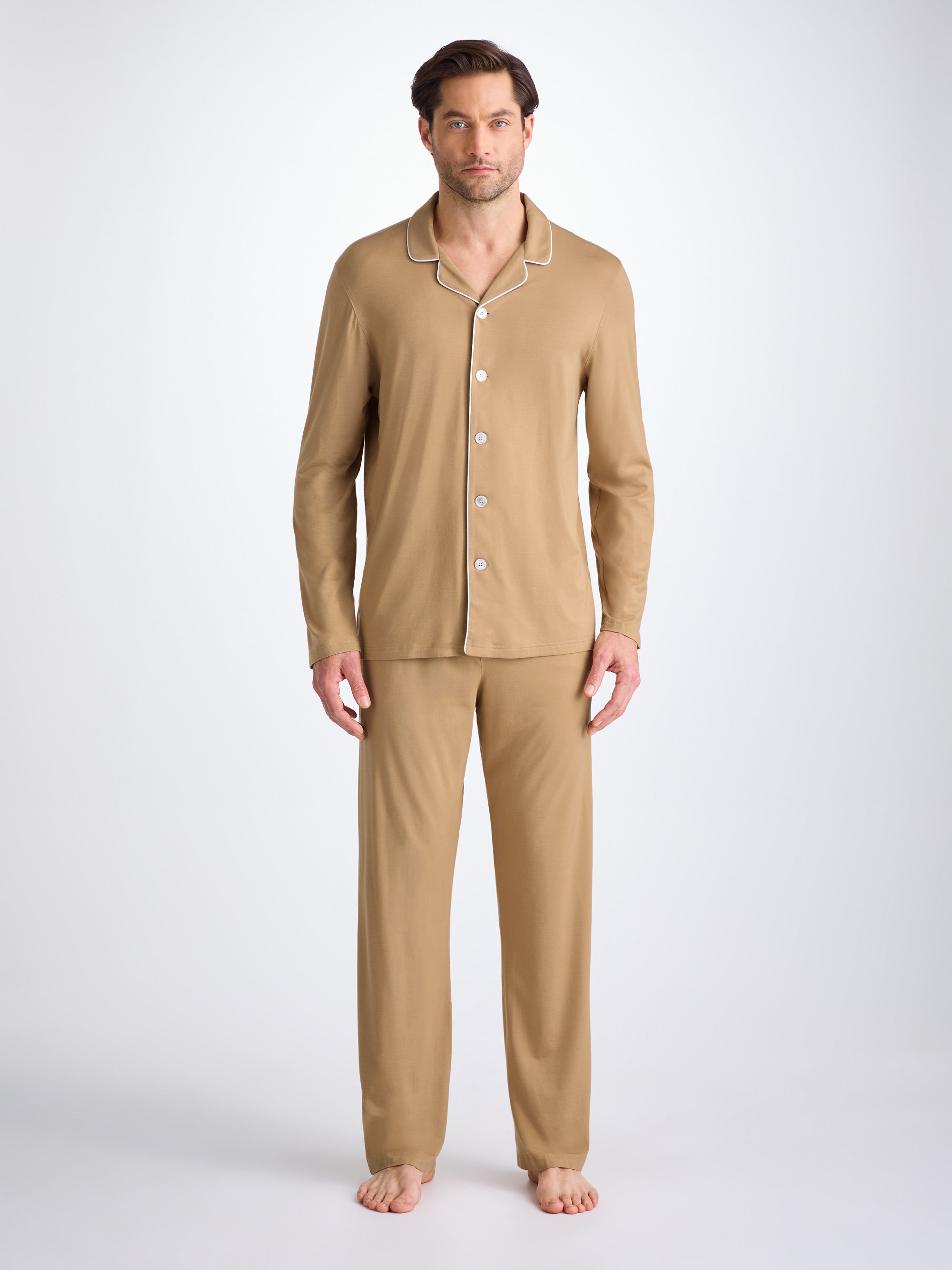 Men's Pyjamas Basel Micro Modal Stretch Camel