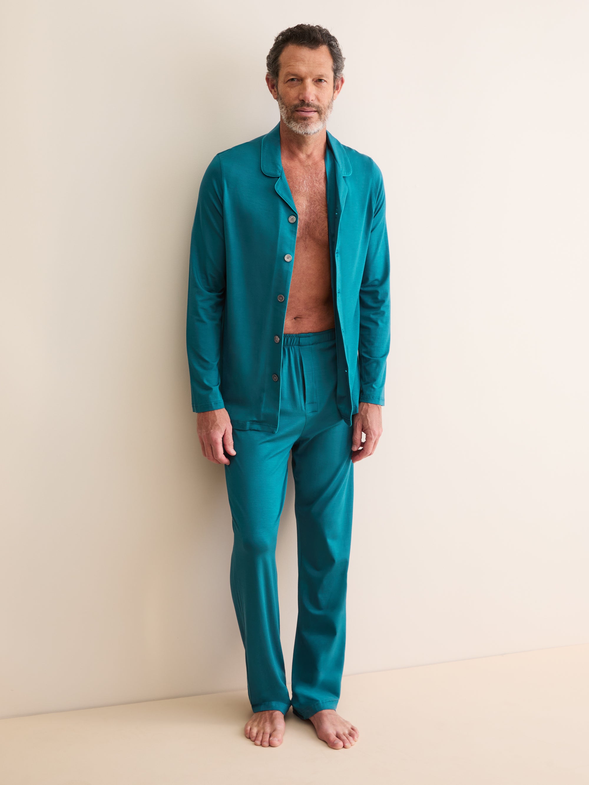 Men's Pyjamas Basel Micro Modal Stretch Teal