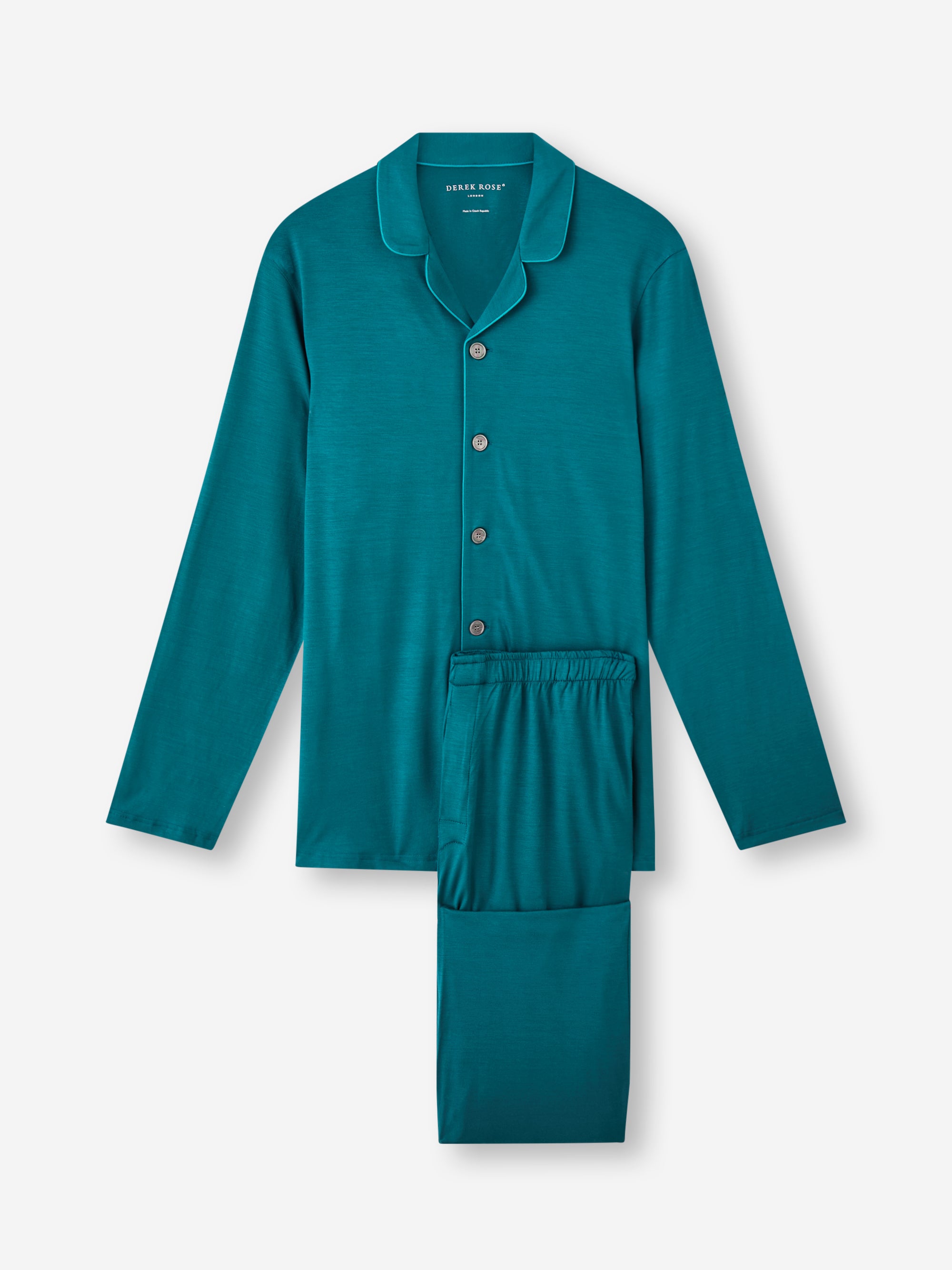Men's Pyjamas Basel Micro Modal Stretch Teal