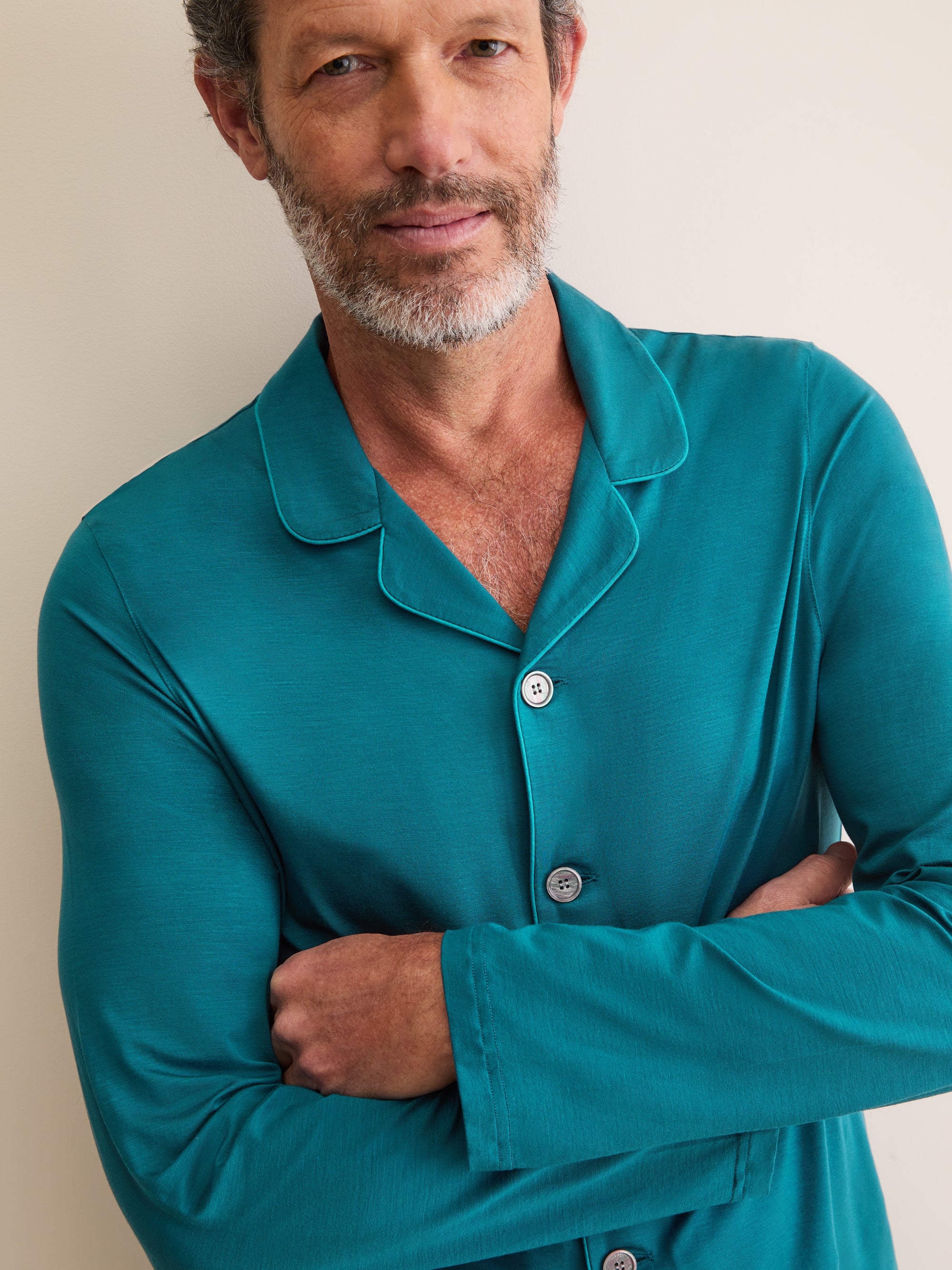 Men's Pyjamas Basel Micro Modal Stretch Teal