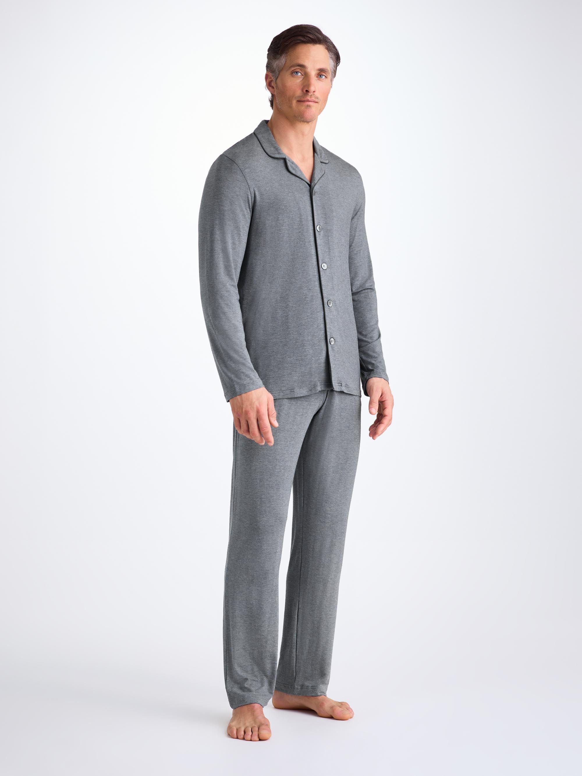 Men's Pyjamas Marlowe Micro Modal Stretch Charcoal