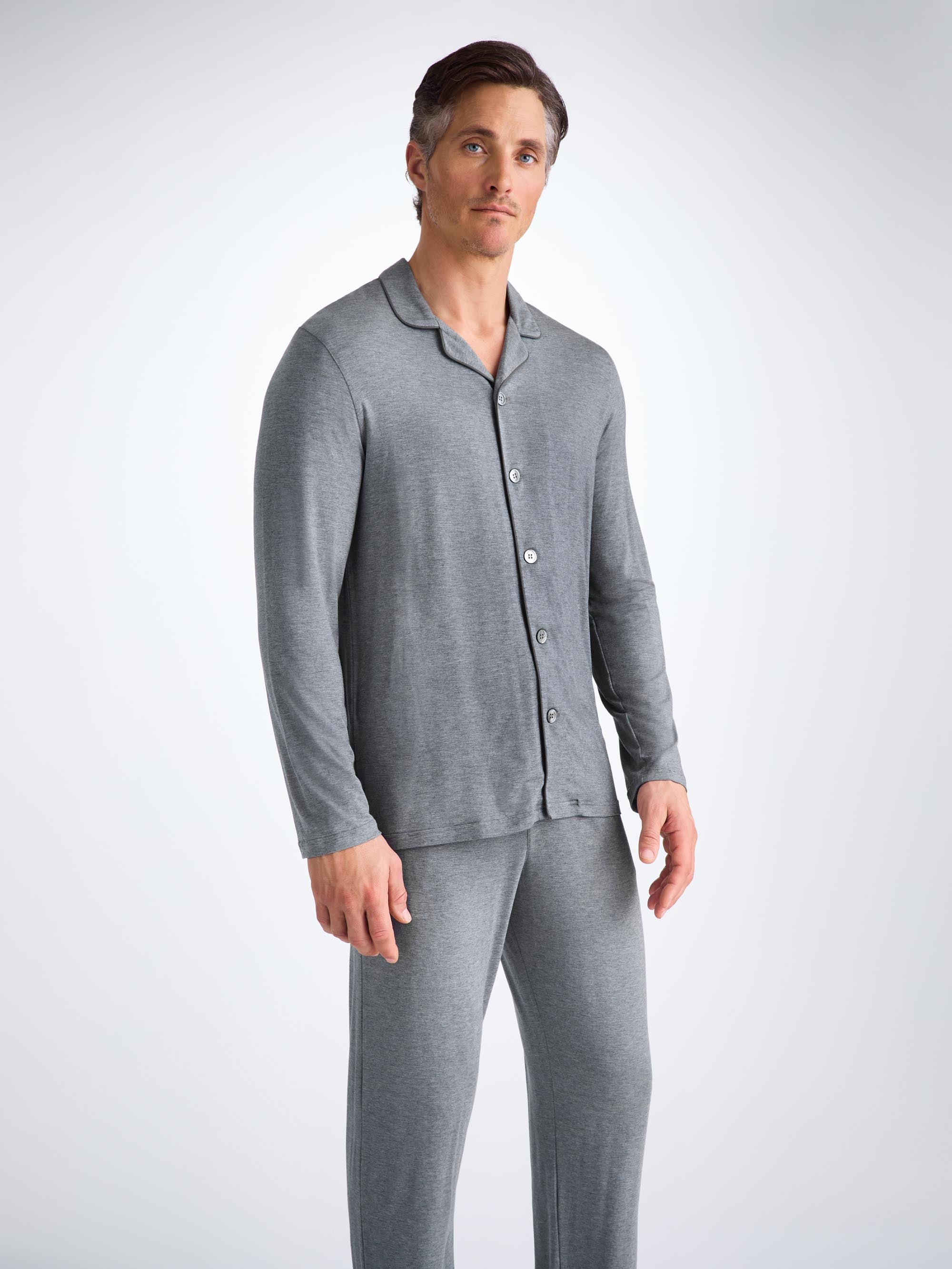 Men's Pyjamas Marlowe Micro Modal Stretch Charcoal