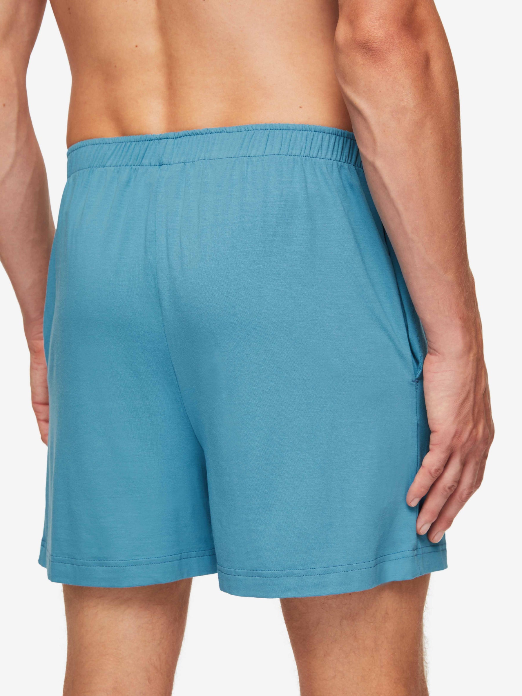 Men's Short Pyjamas Basel Micro Modal Stretch Harbour Blue