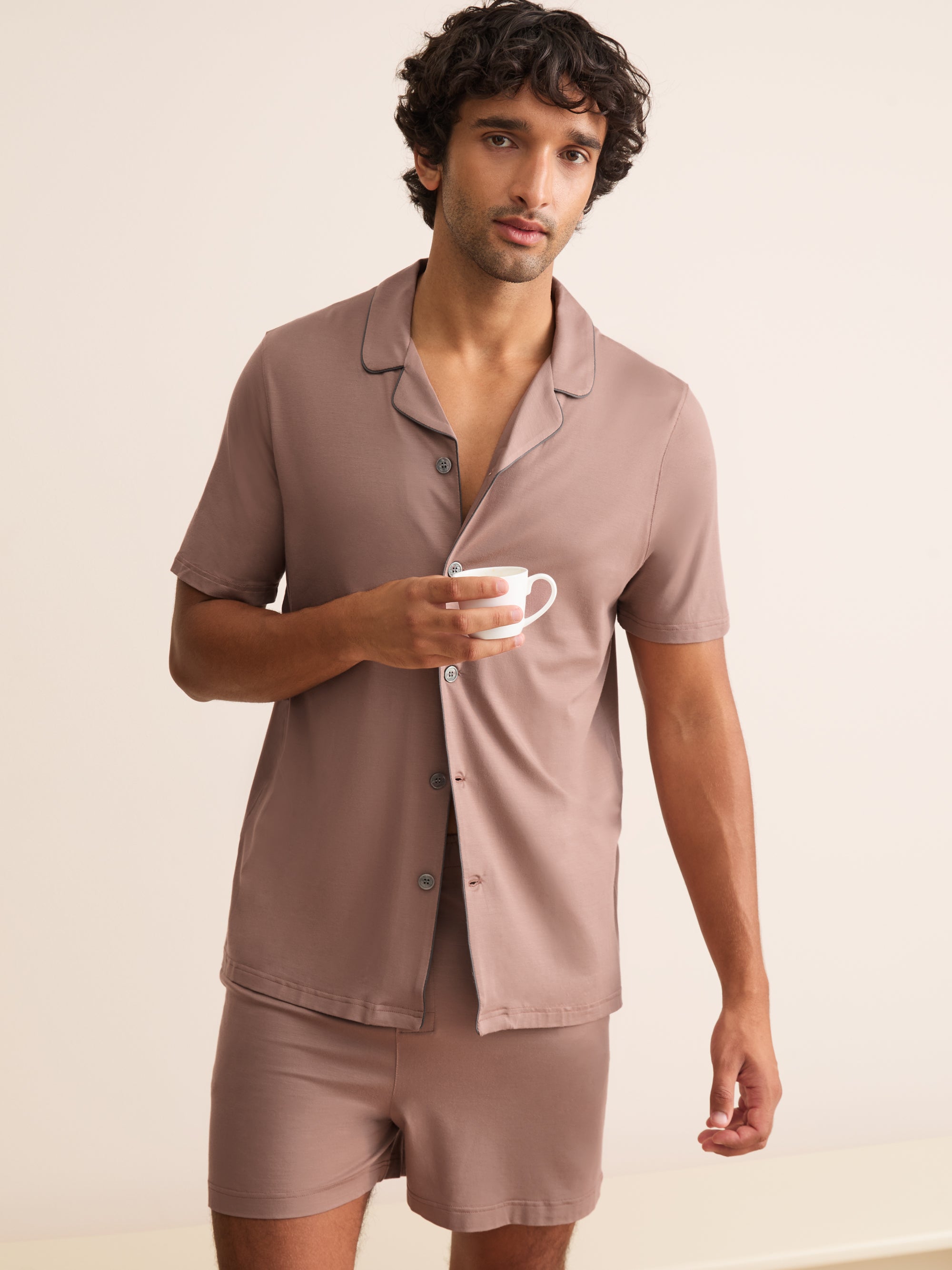 Basel Micro Modal Short Pajamas Dusty Pink