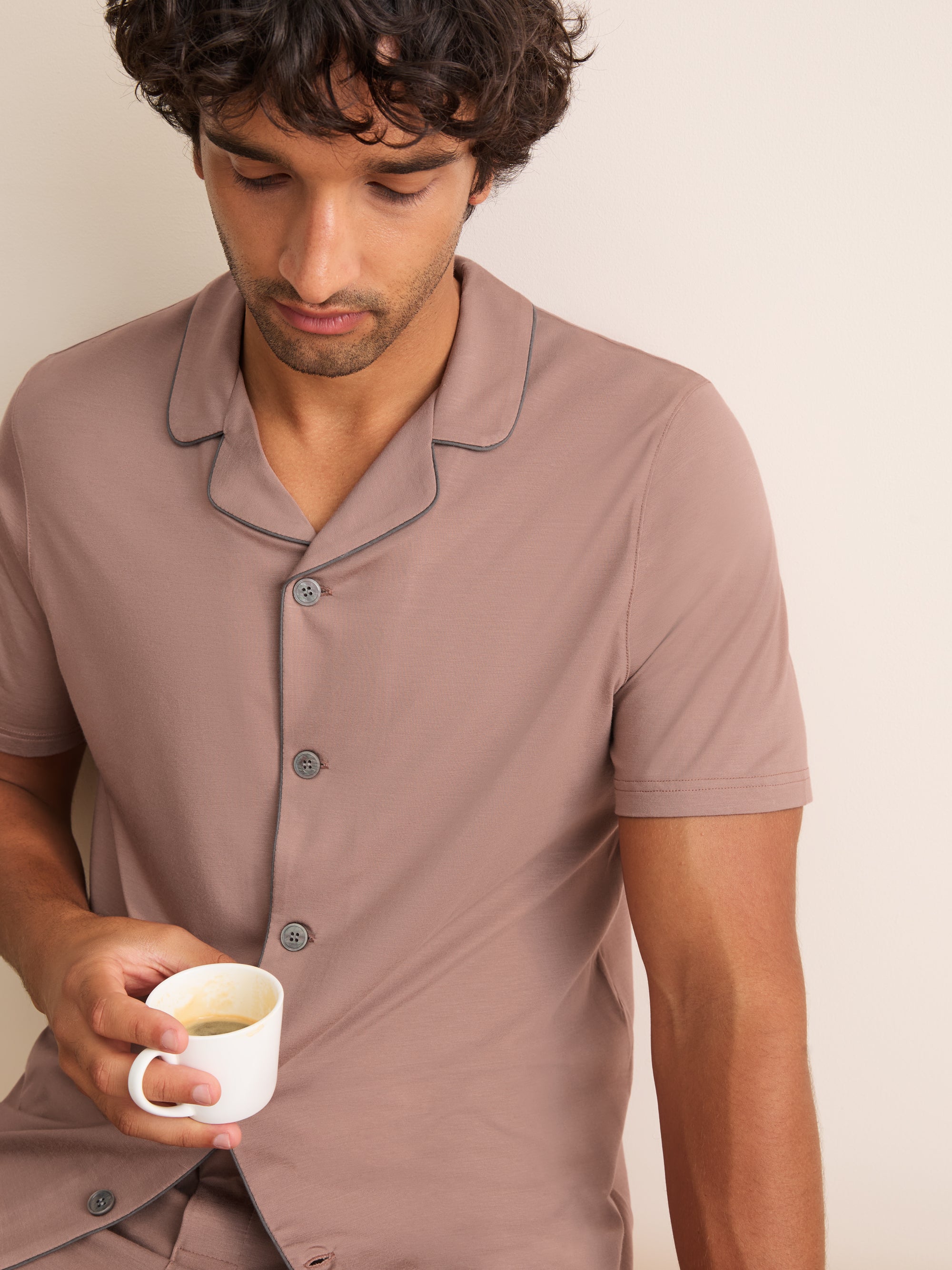Basel Micro Modal Short Pajamas Dusty Pink