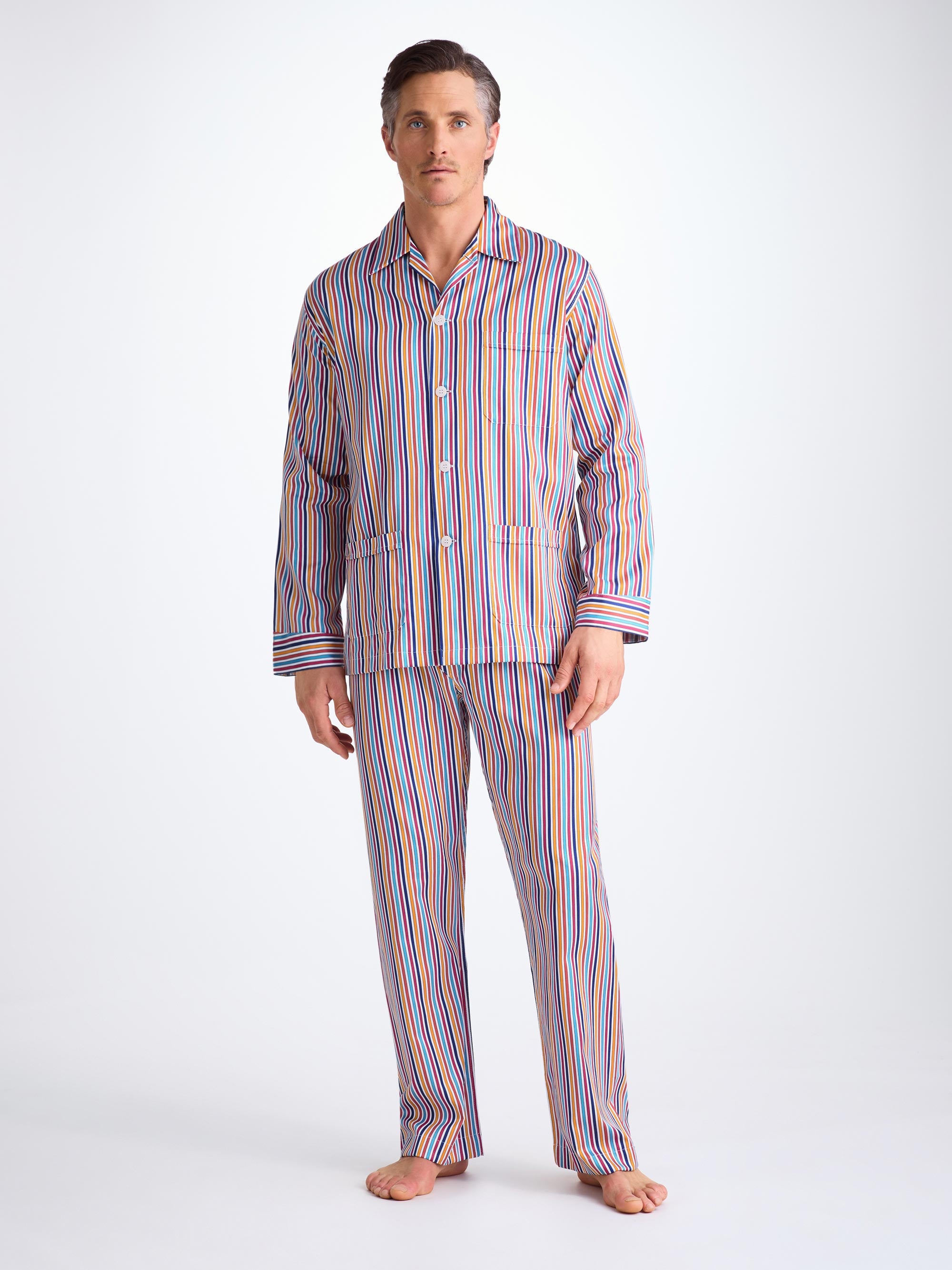 Men's Classic Fit Pajamas Wellington 59 Cotton Multi