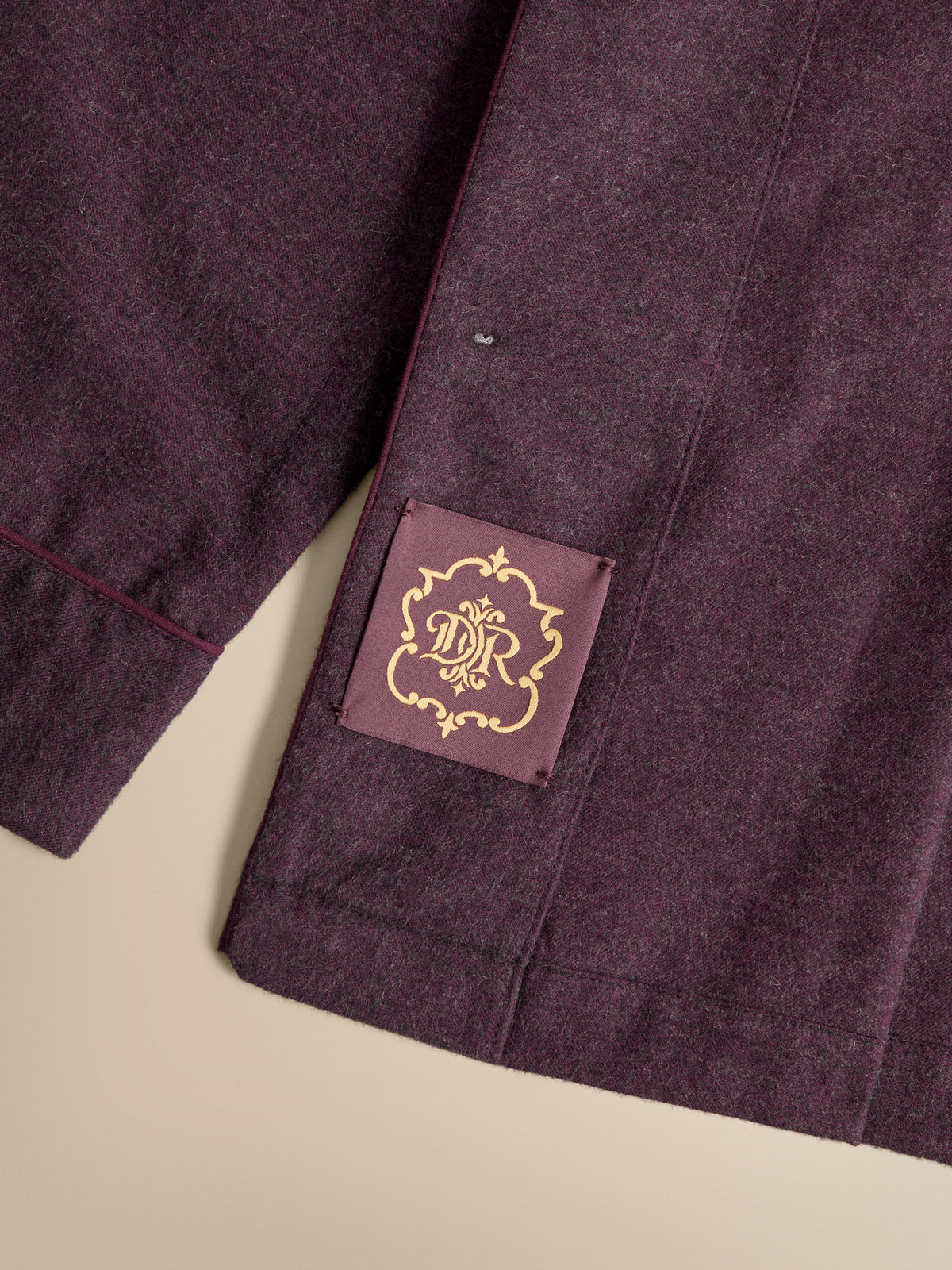 Arley Cotton Cashmere Pajamas Burgundy