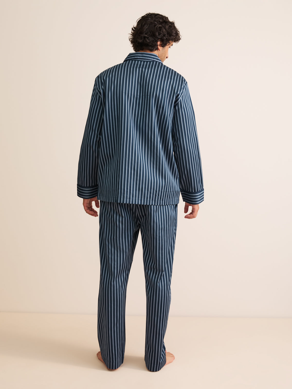 Wellington Cotton Pyjamas Blue Stripe