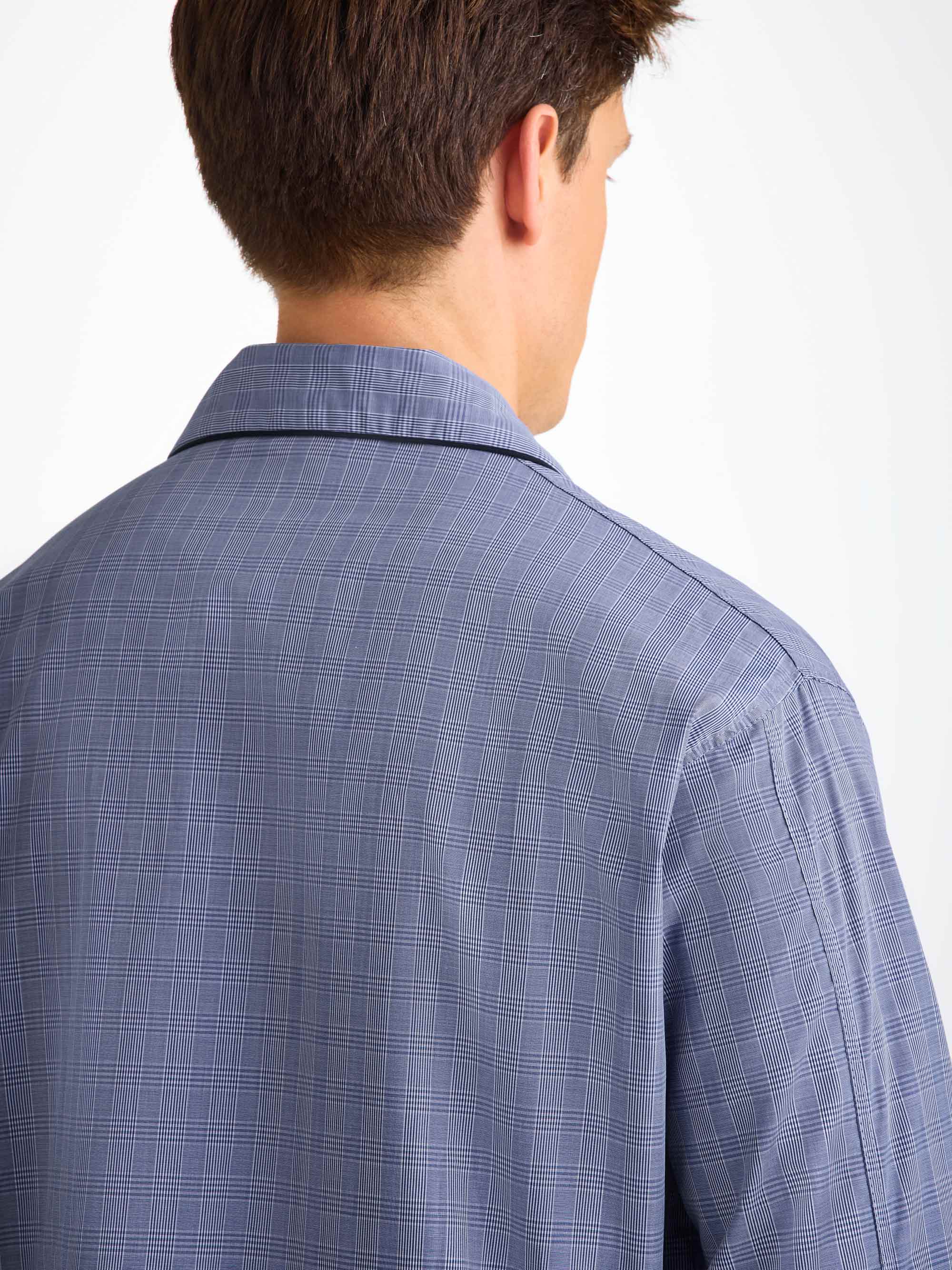 Men's Classic Fit Pyjamas Felsted 3 Cotton Blue