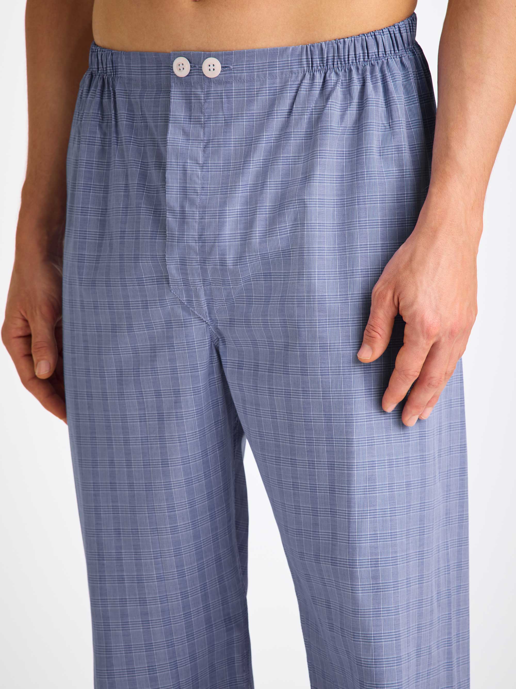 Men's Classic Fit Pyjamas Felsted 3 Cotton Blue