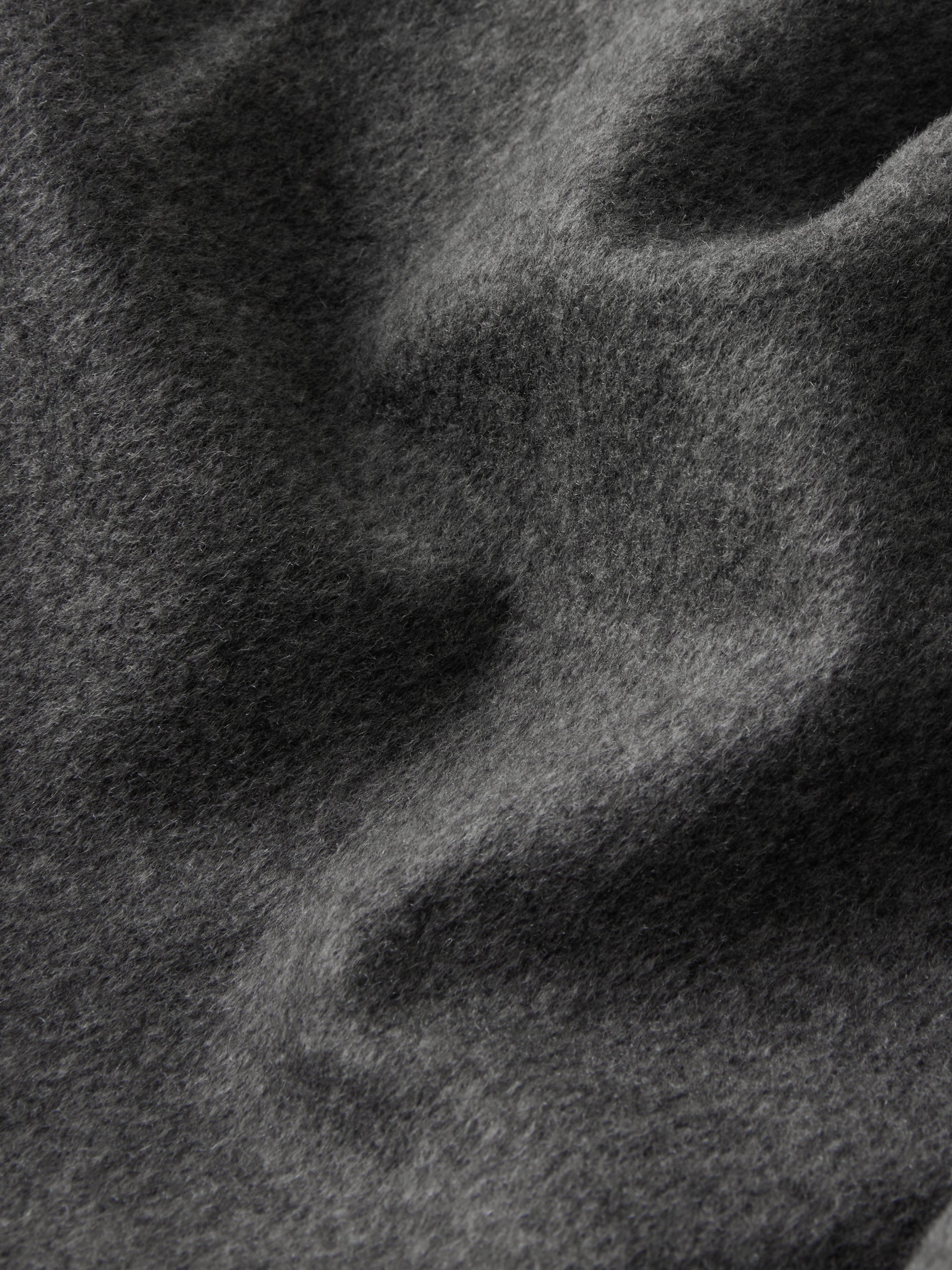 Duke Cashmere Dressing Gown Charcoal Grey