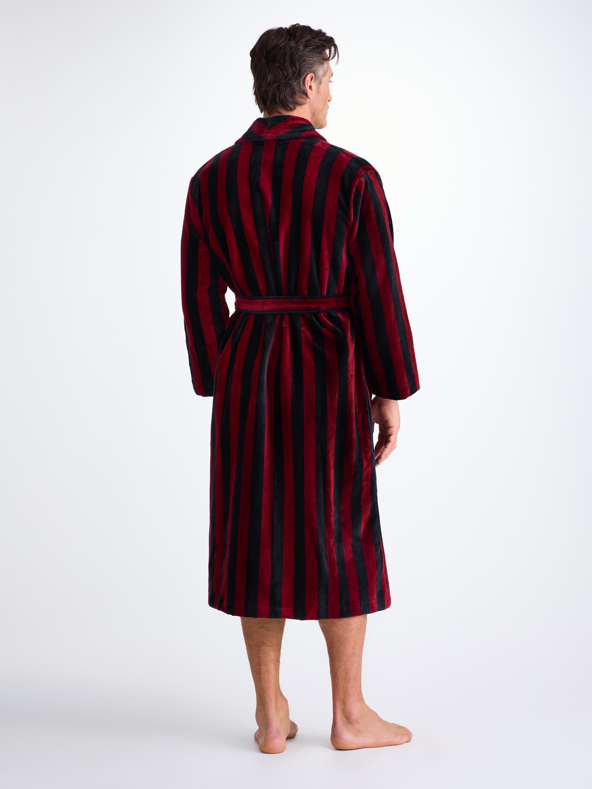 Men's Bathrobe Aston Terry Cotton Multi