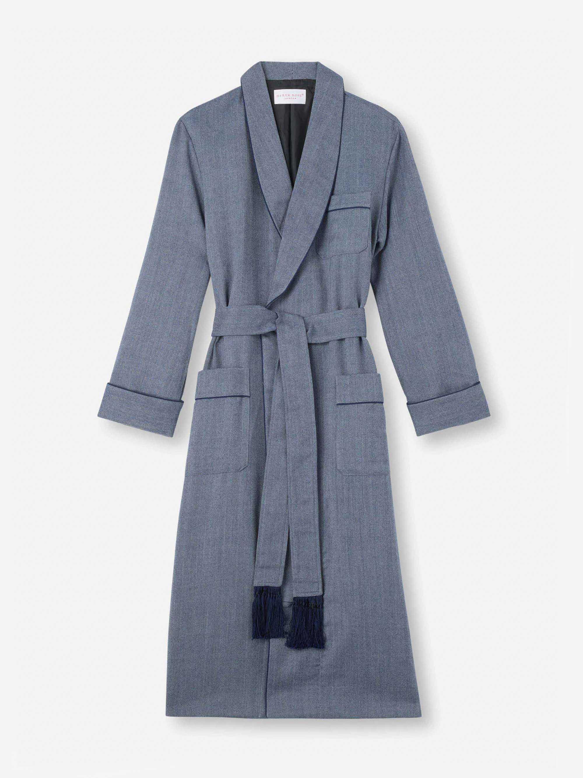 Men's Dressing Gown Lincoln 11 Navy