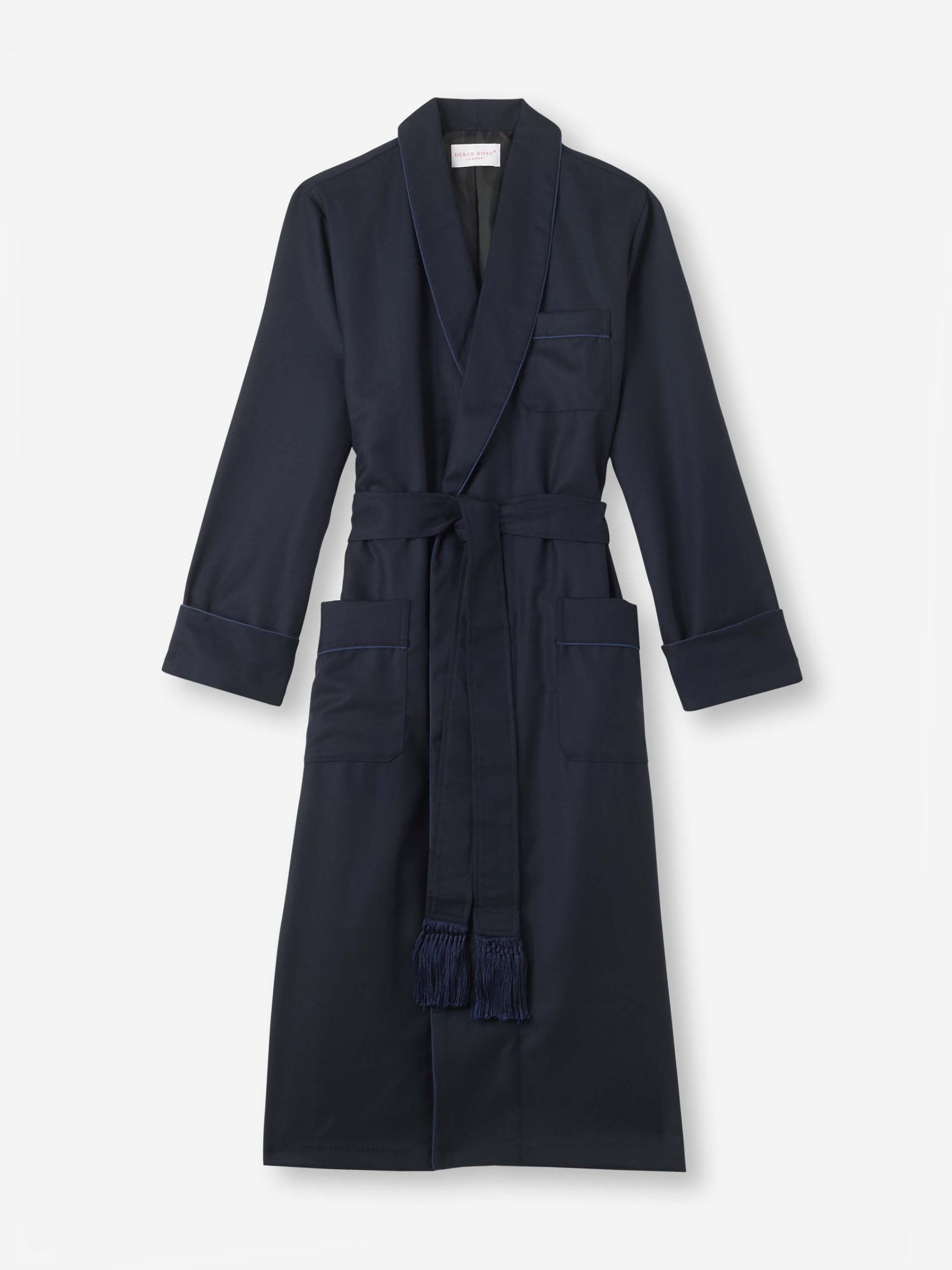 Men's Dressing Gown Westminster 2 Wool Navy
