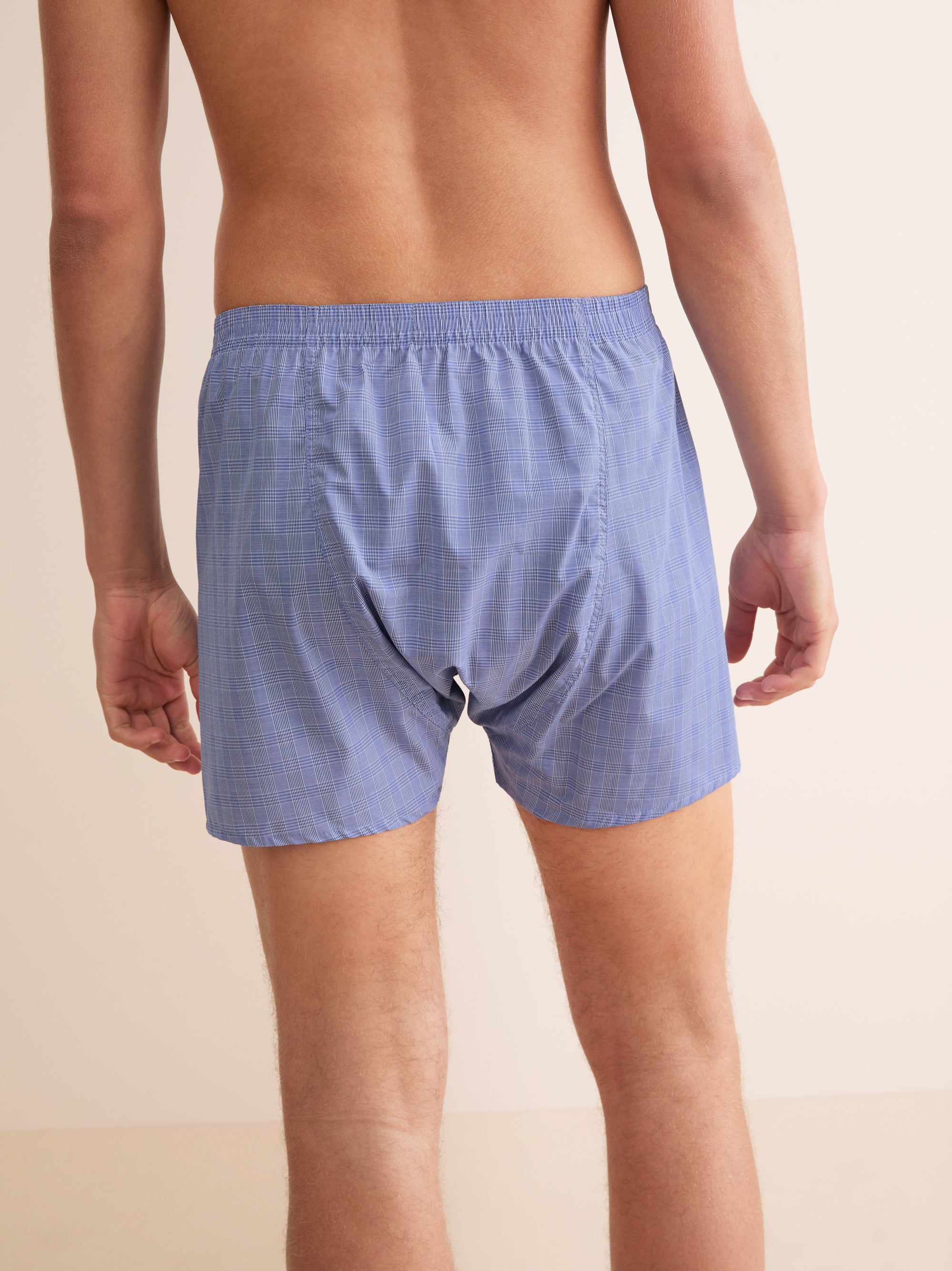 Men's Classic Fit Boxers Felsted 3 Cotton Blue