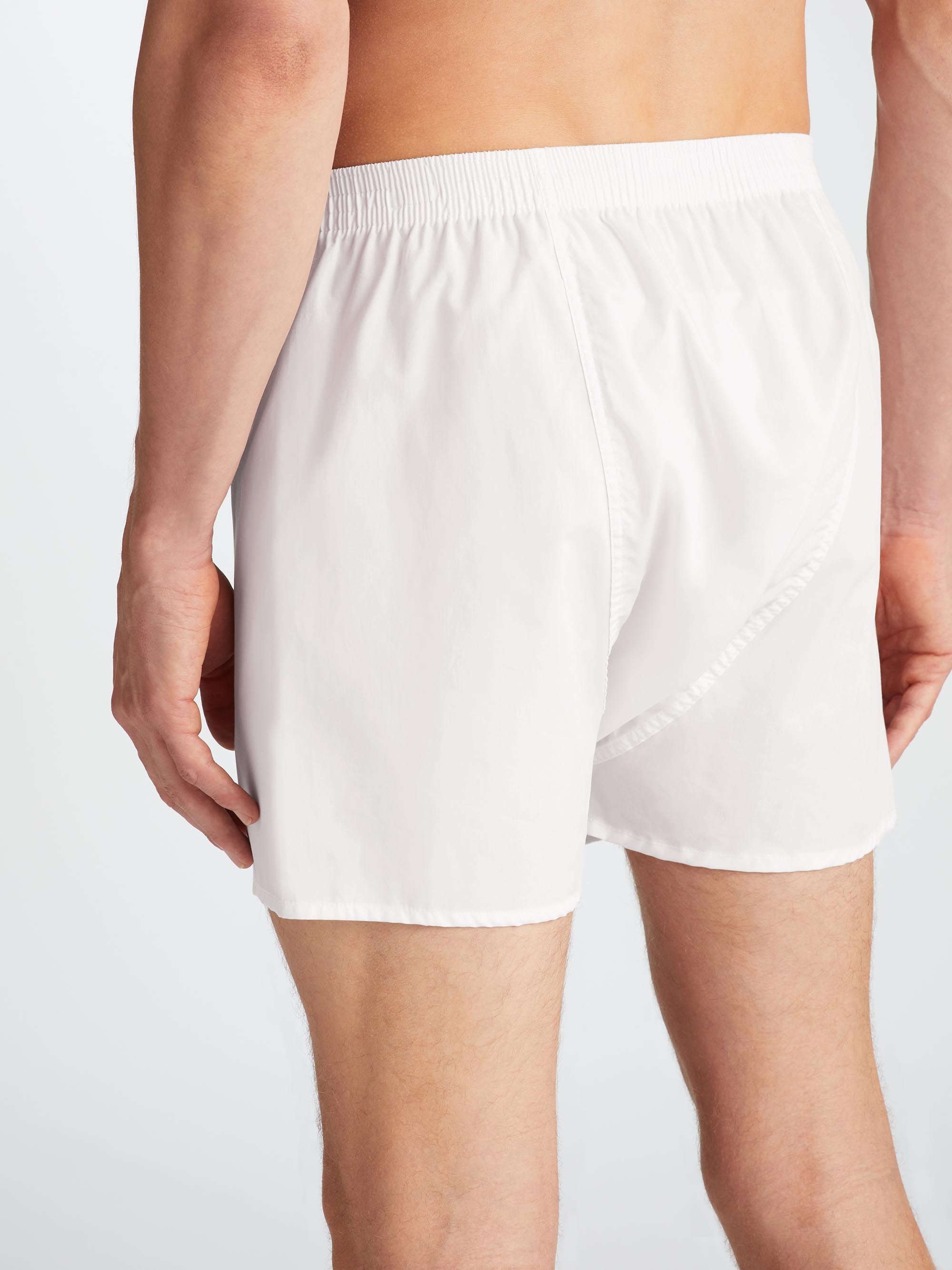 Men's Classic Fit Boxers Savoy Cotton White