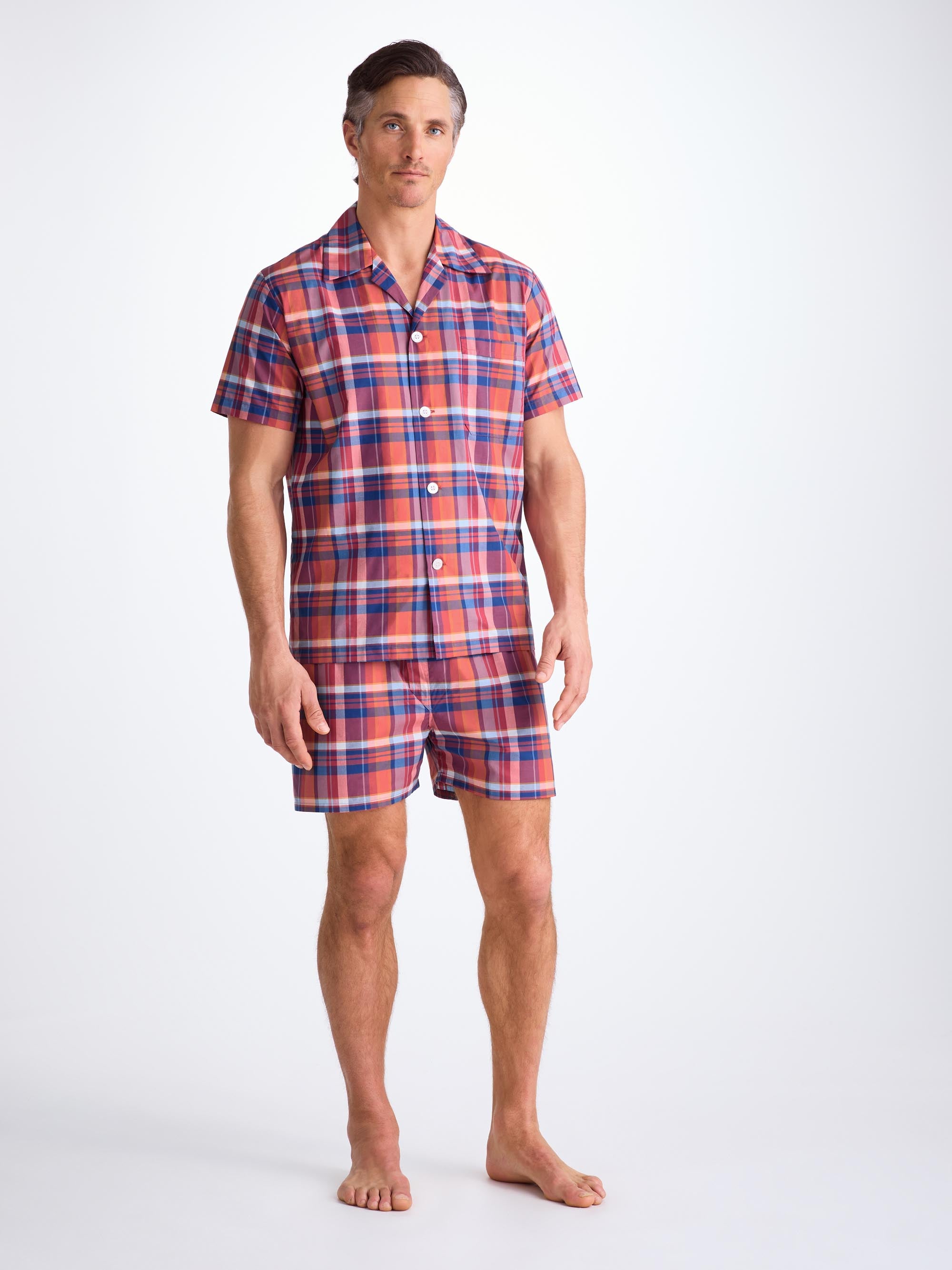 Men's Short Pyjamas Barker 40 Cotton Multi