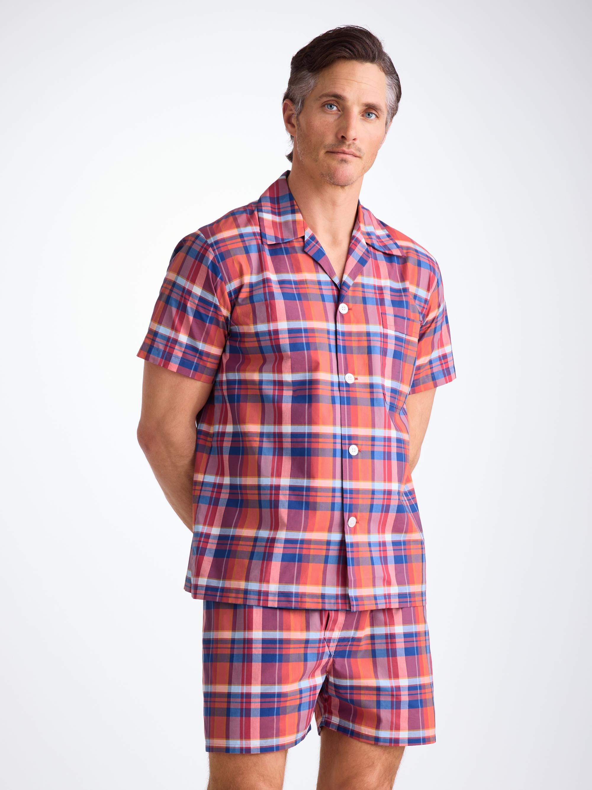 Men's Short Pyjamas Barker 40 Cotton Multi