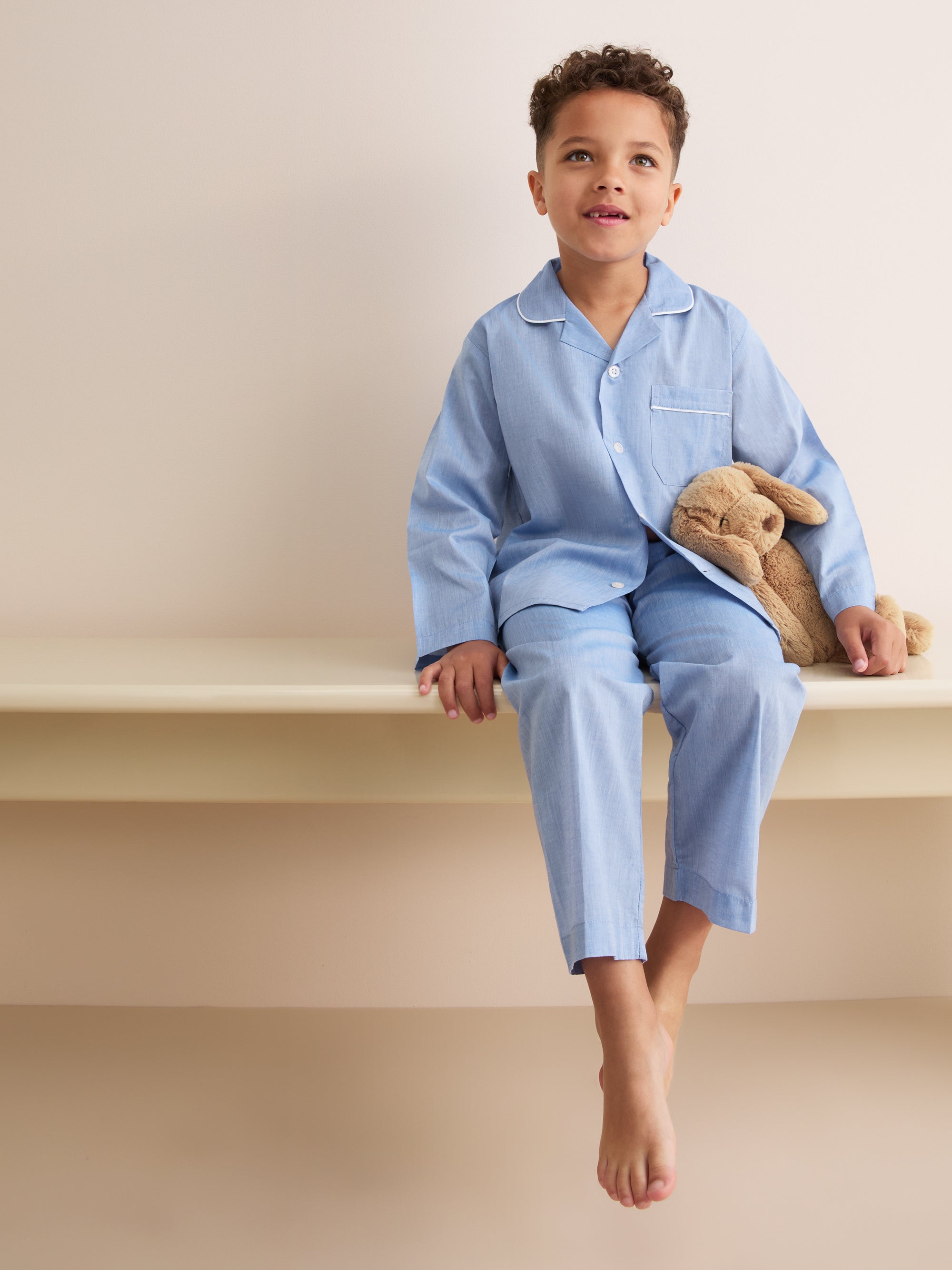 Kids' Pyjamas Amalfi Cotton Batiste Blue