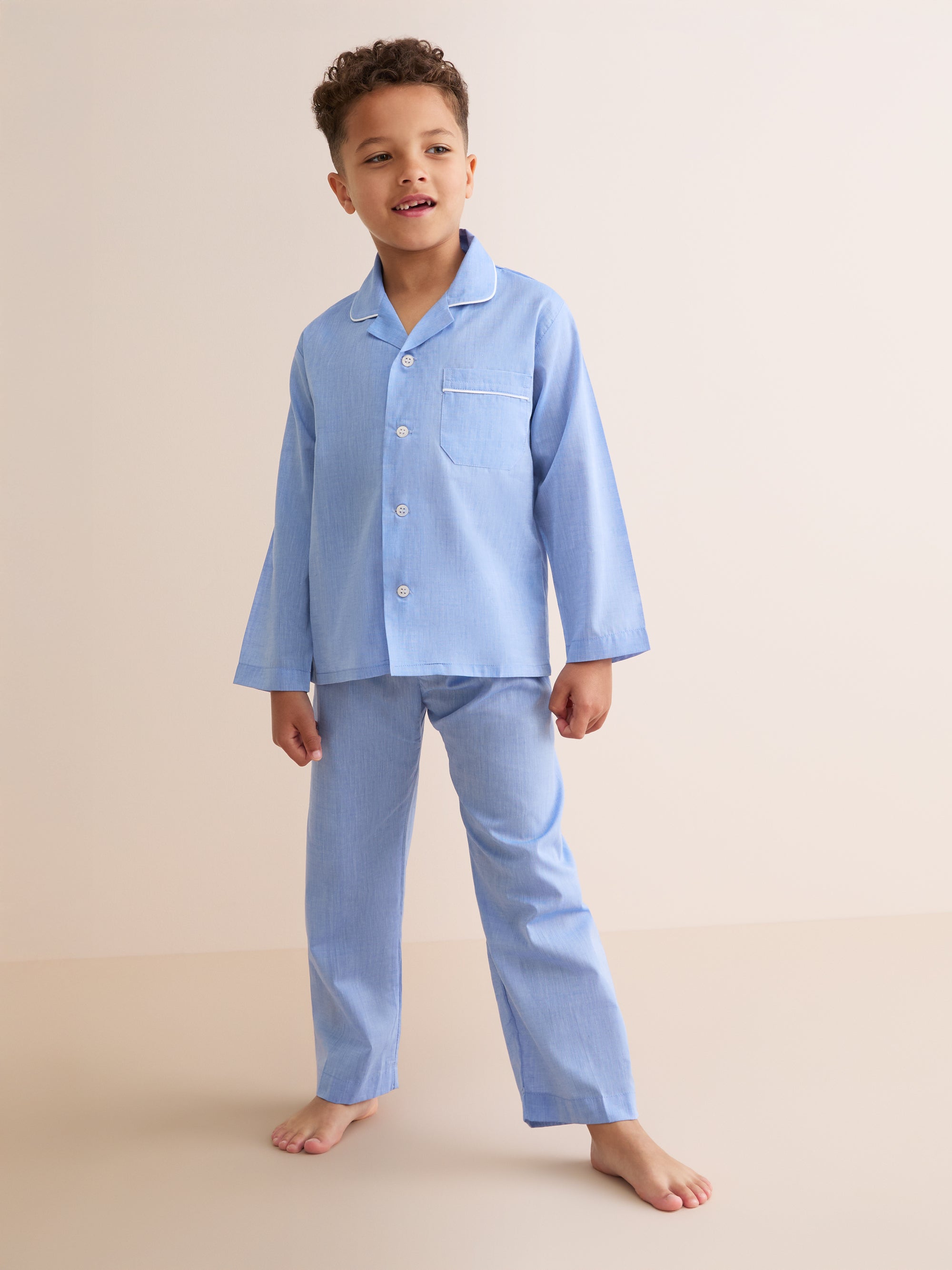 Kids' Pyjamas Amalfi Cotton Batiste Blue