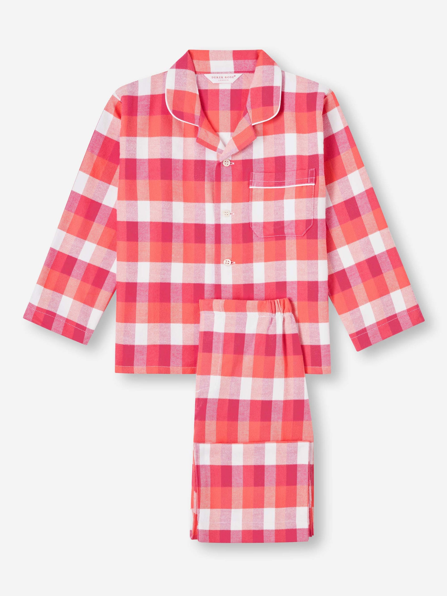 Kids' Pyjamas Kelburn 39 Brushed Cotton Pink