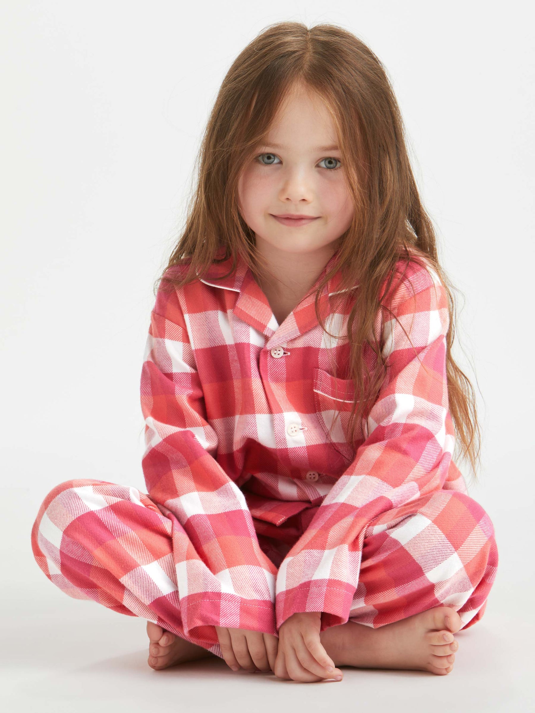 Kids' Pyjamas Kelburn 39 Brushed Cotton Pink
