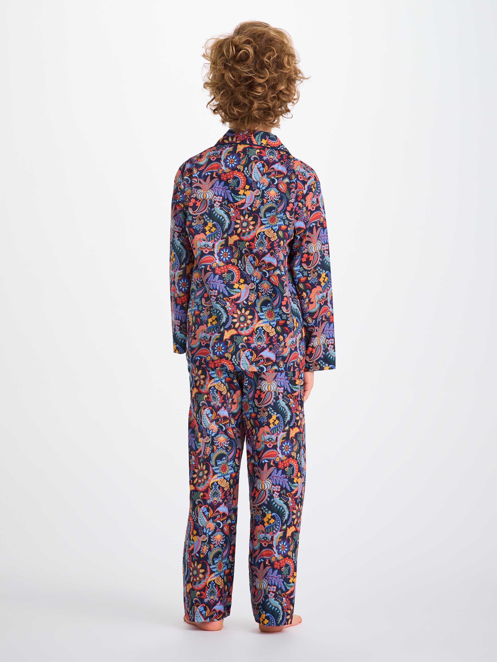 Kids' Pyjamas Cotton Batiste Multi Jungle Paisley Print