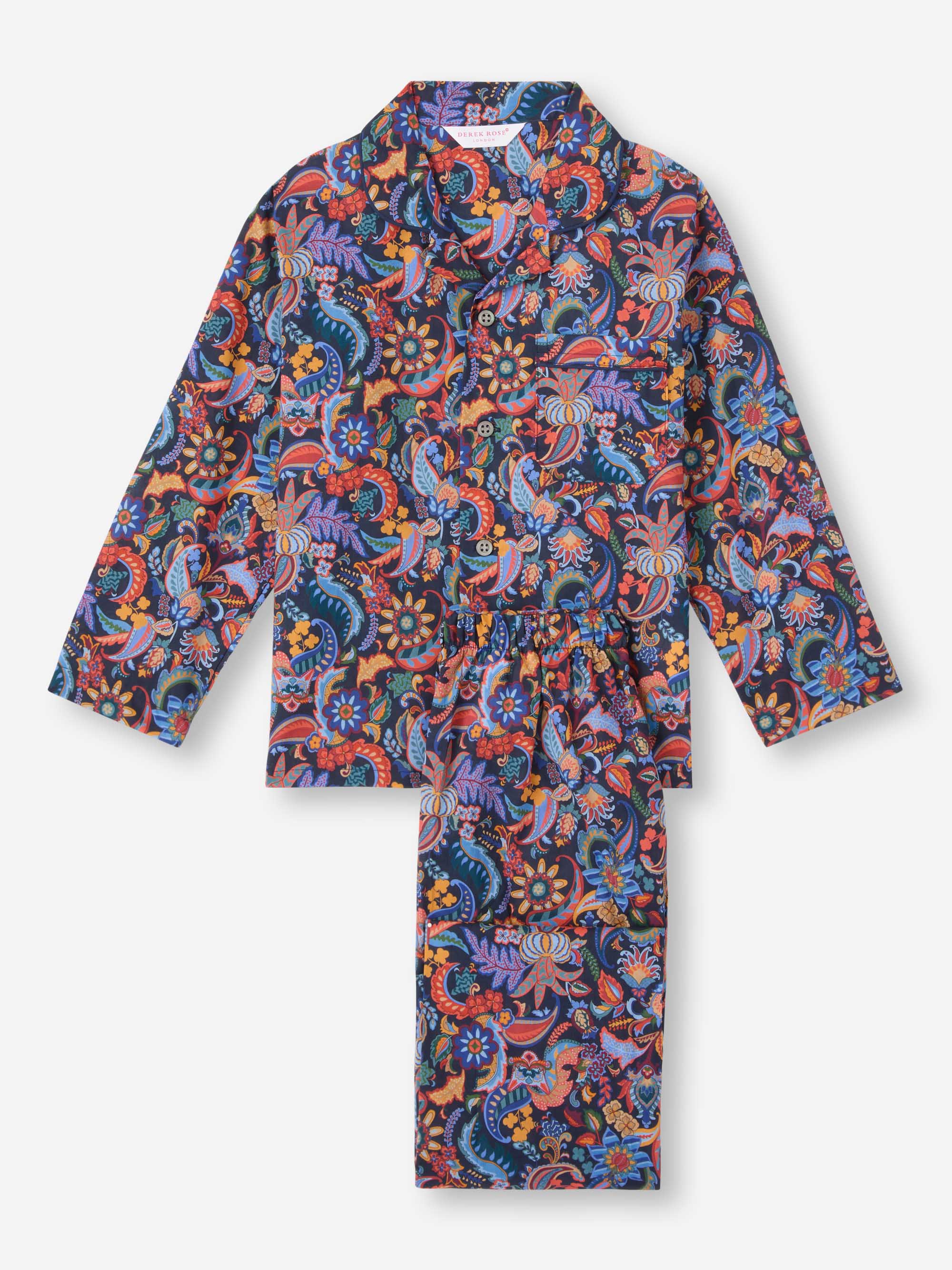 Kids' Pyjamas Cotton Batiste Multi Jungle Paisley Print