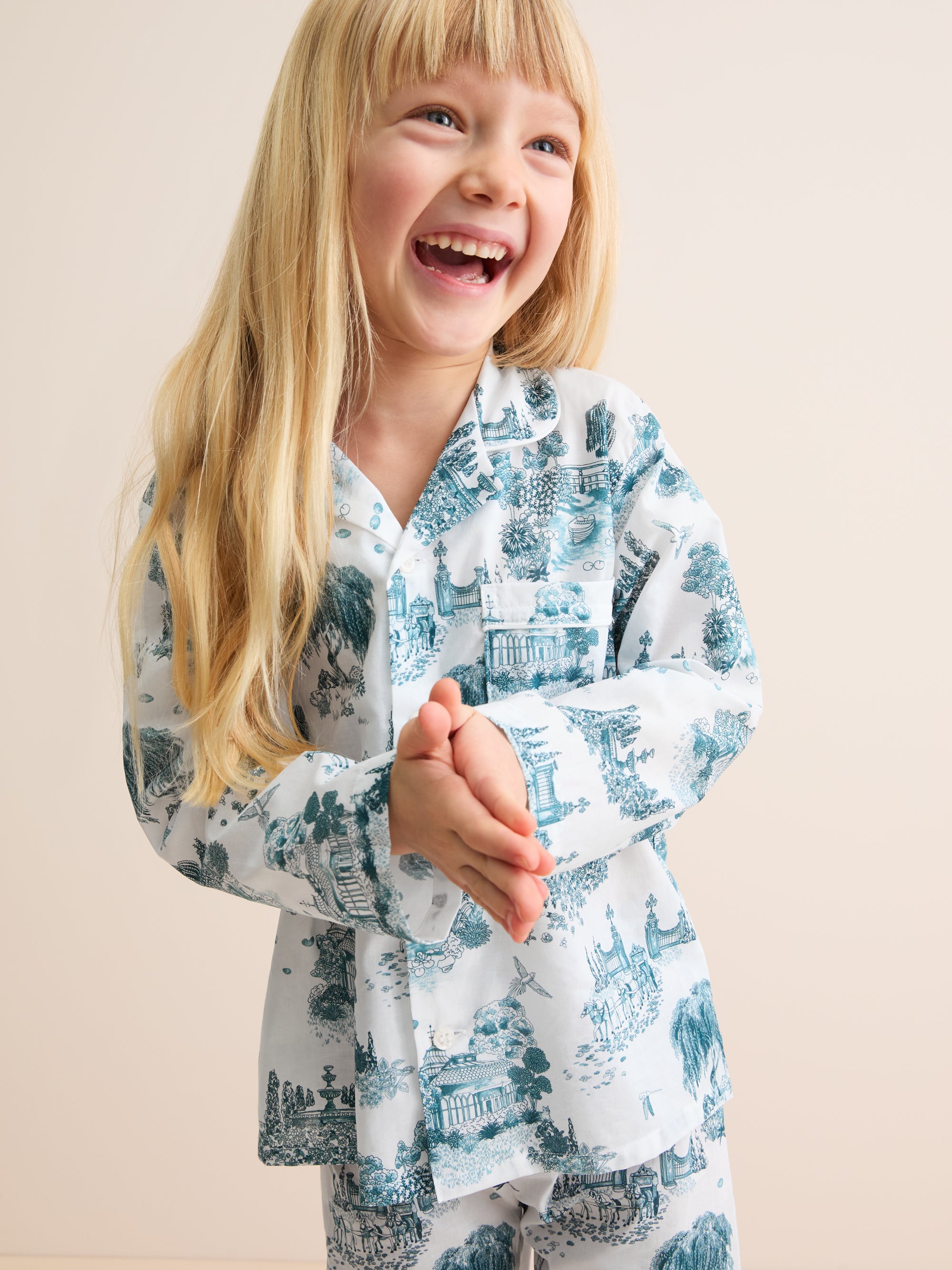 Kids' Pyjamas London Toile White