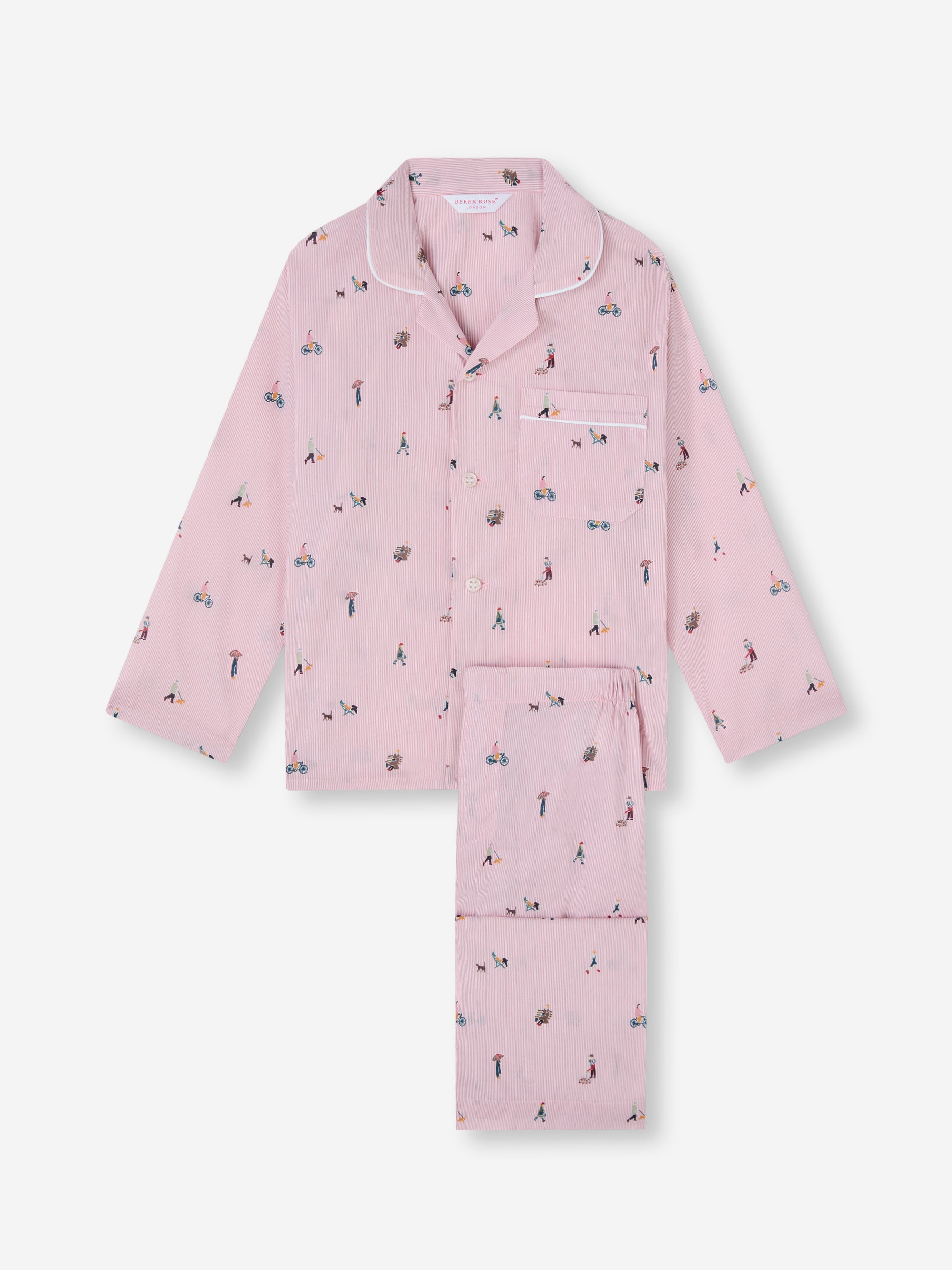 Kids' Pyjamas People of London Pink Stripe