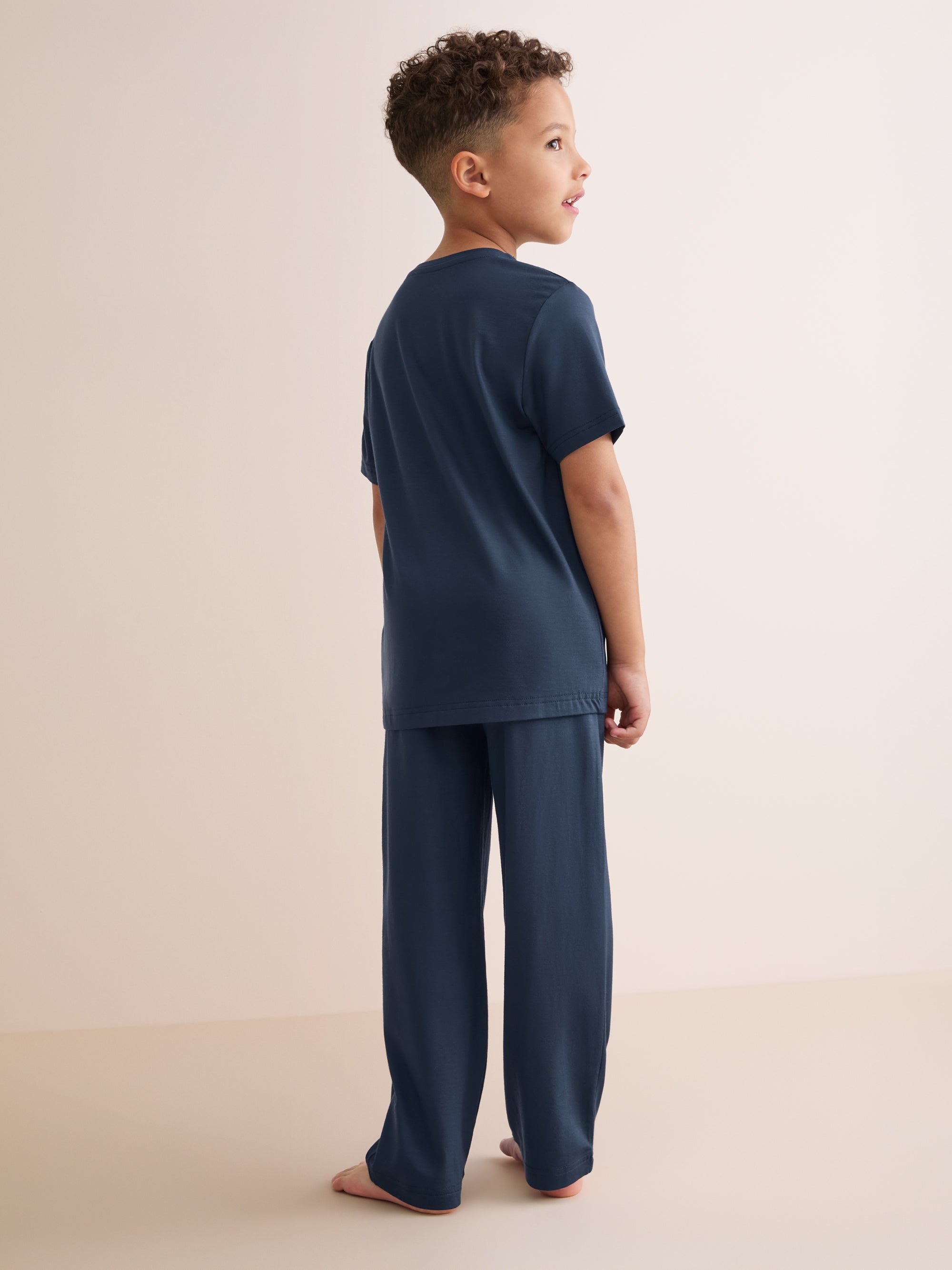 Kids' Lounge Set Basel Micro Modal Stretch Navy