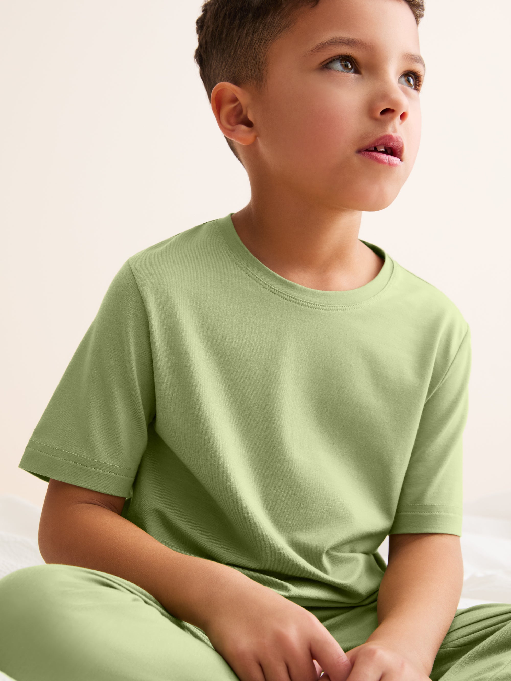 Kids' Lounge Set Basel Micro Modal Stretch Pear Green