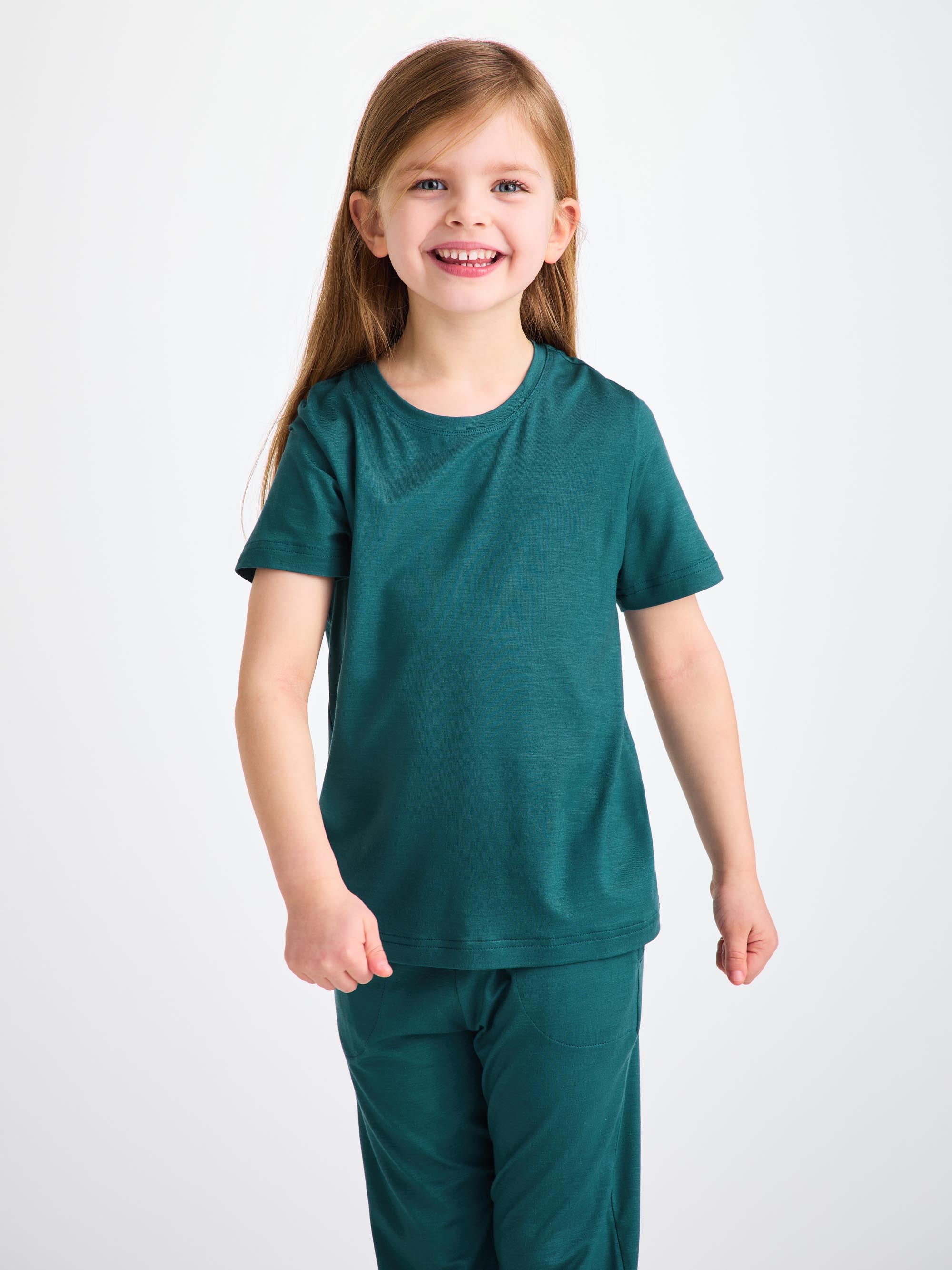 Kids' Lounge Set Lara Micro Modal Stretch Jungle Green