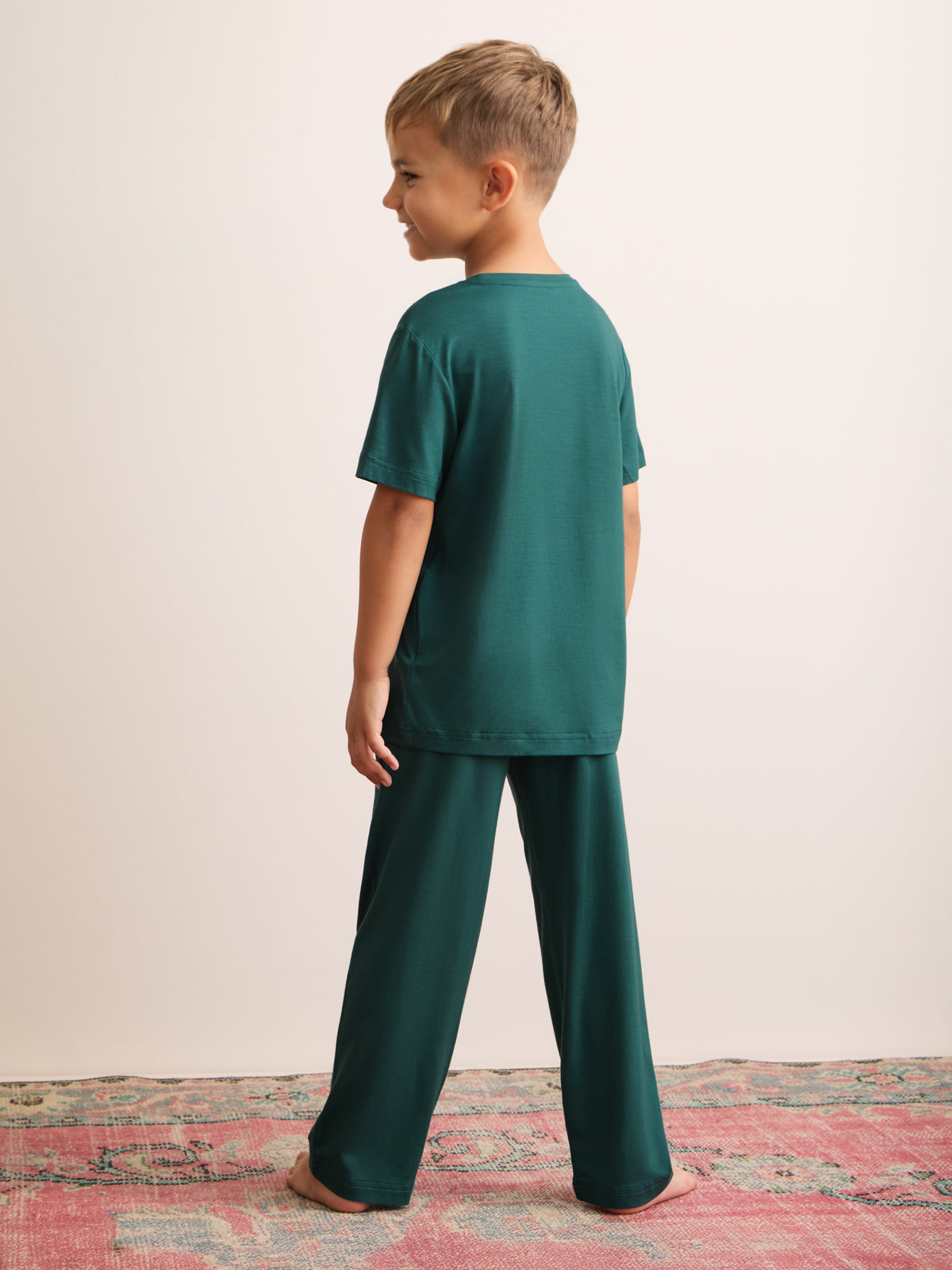 Lara Micro Modal Lounge Set Muted Teal