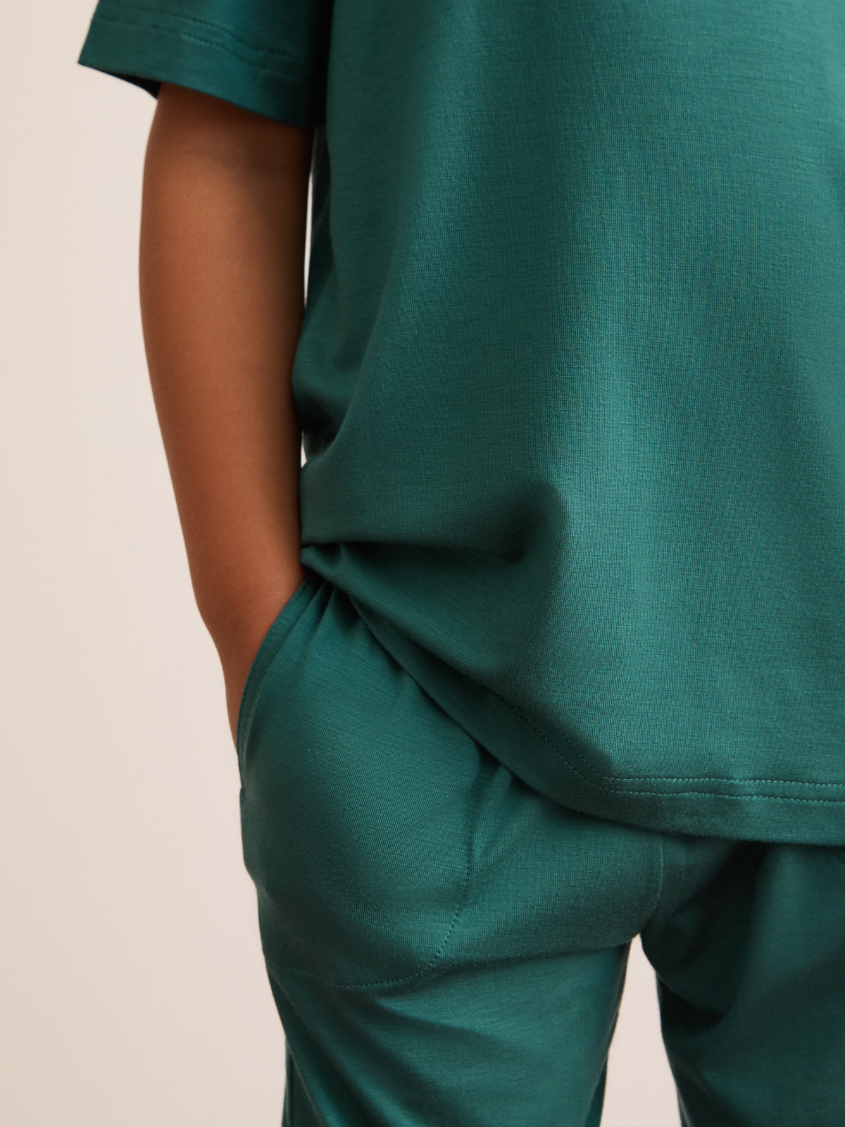 Lara Micro Modal Lounge Set Muted Teal