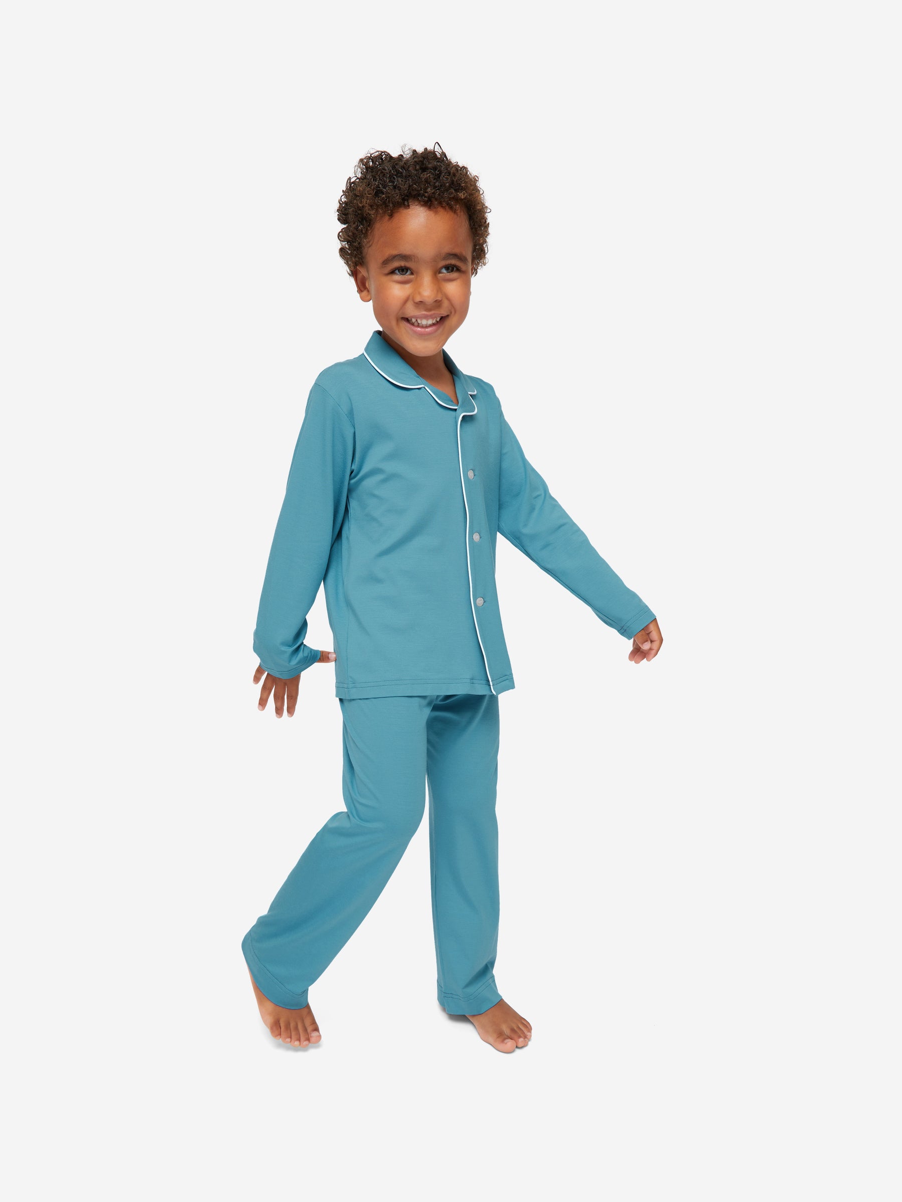 Kids' Pyjamas Basel Micro Modal Stretch Harbour Blue