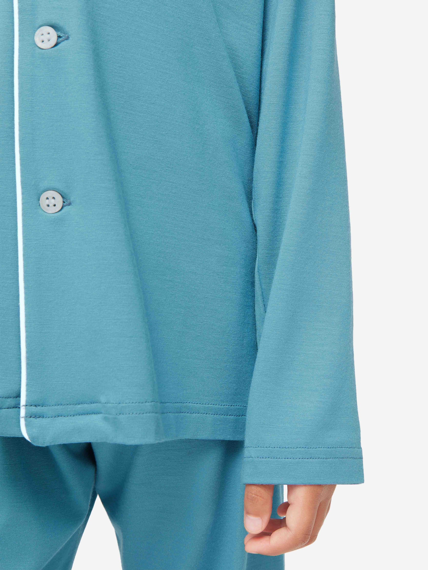 Kids' Pyjamas Basel Micro Modal Stretch Harbour Blue
