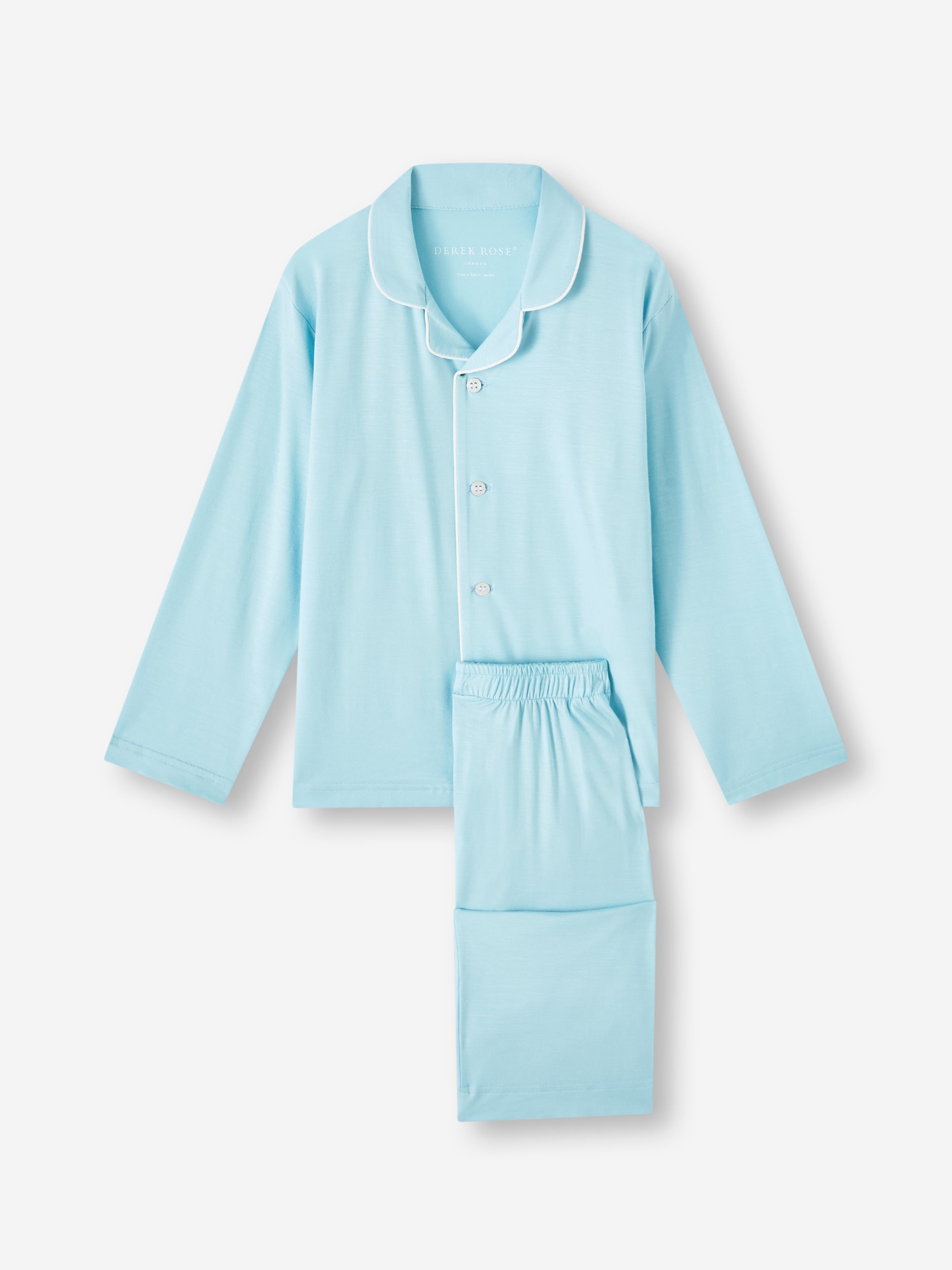Kids' Pyjamas Basel Micro Modal Stretch Powder Blue