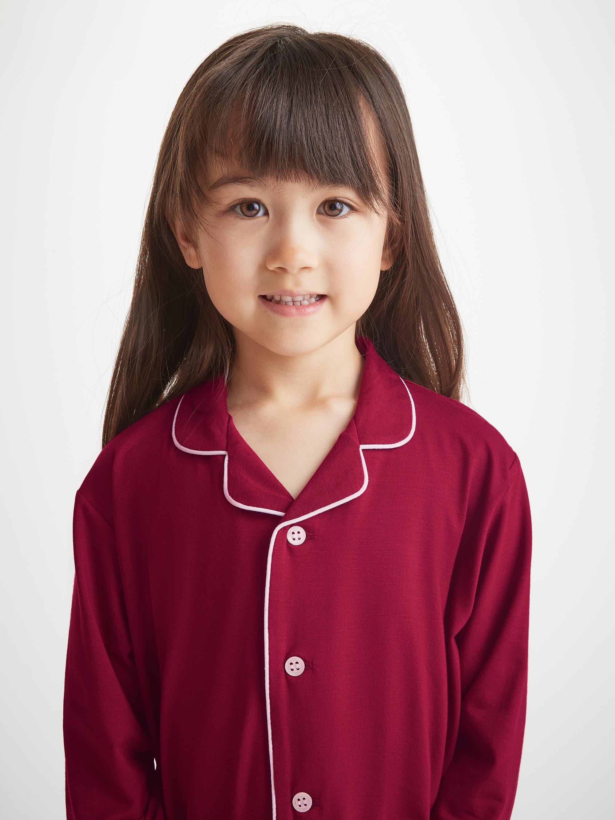 Kids' Pyjamas Lara Micro Modal Stretch Claret Red