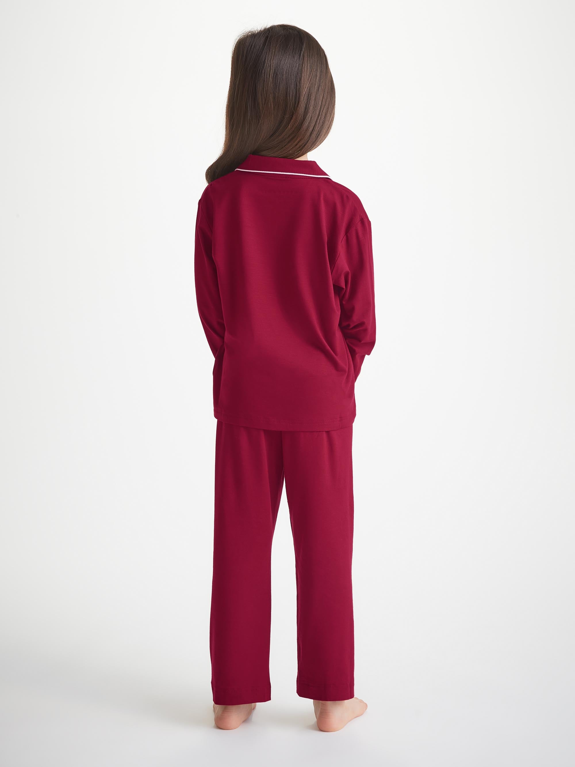 Kids' Pyjamas Lara Micro Modal Stretch Claret Red